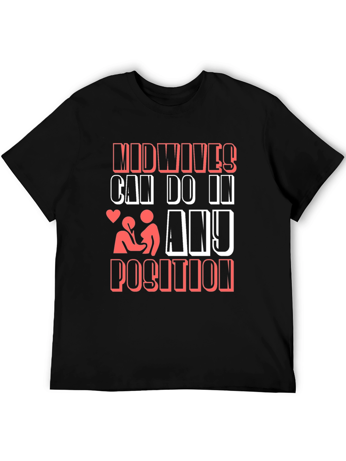 Black Midwives Can Do It T-Shirt Funny Maternity view 5