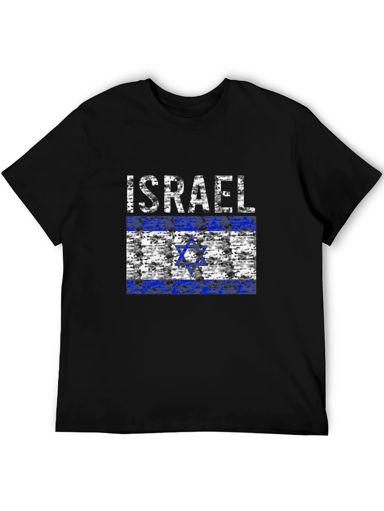 Black Israel Flag T-Shirt Patriotic Pride Tee view 5