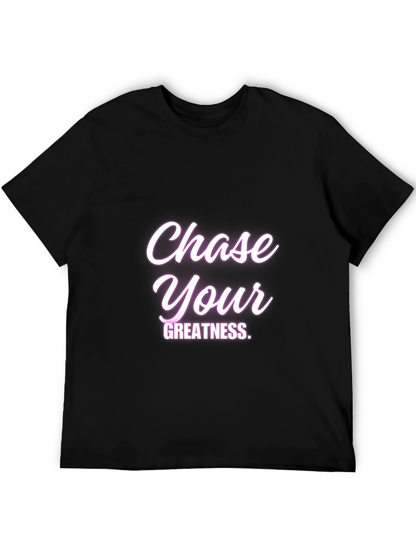 Black Chase Your Greatness Graphic Tee view 5