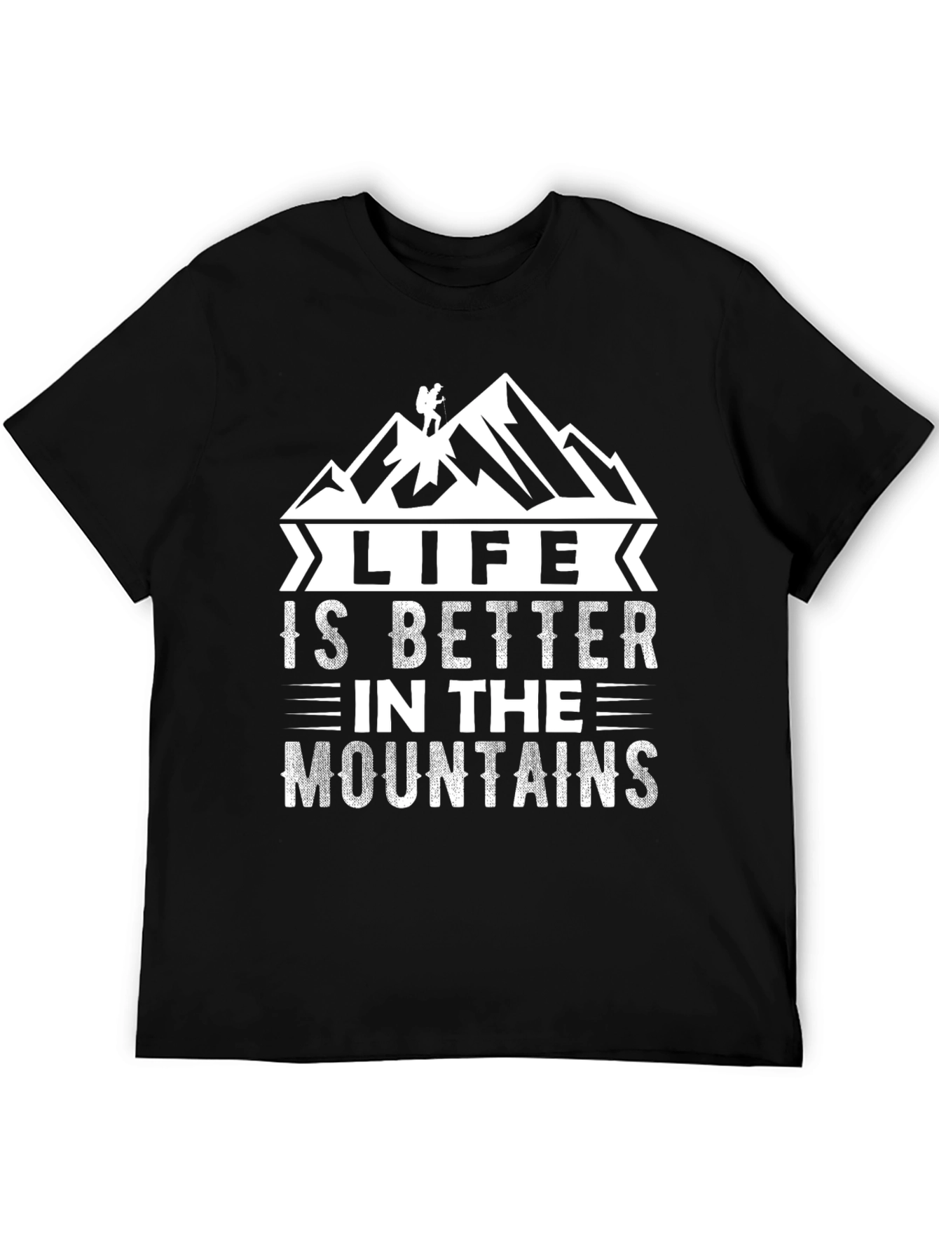 Black Life is Better in the Mountains T-Shirt view 5