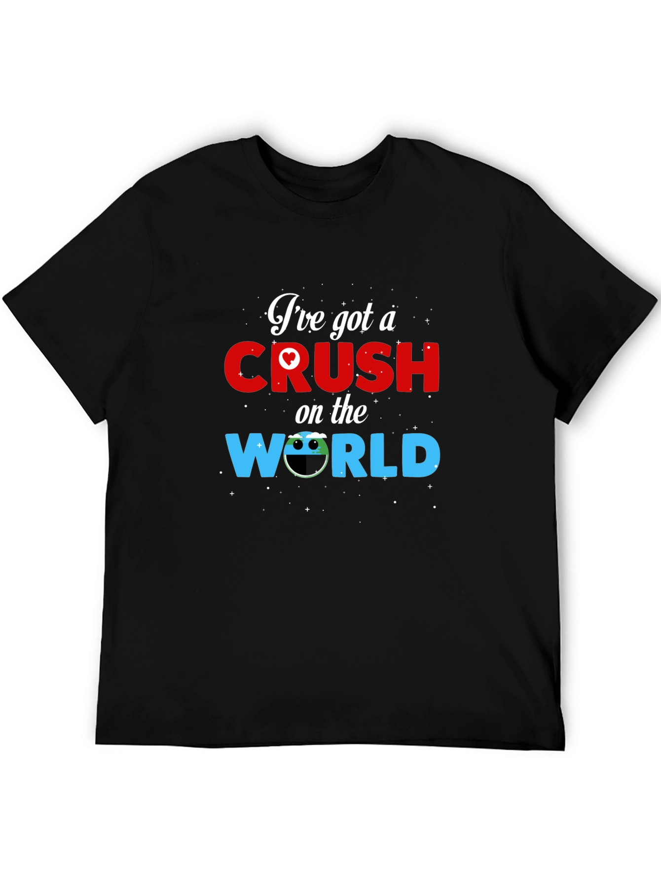 Black Crush On The World Graphic T-Shirt view 5