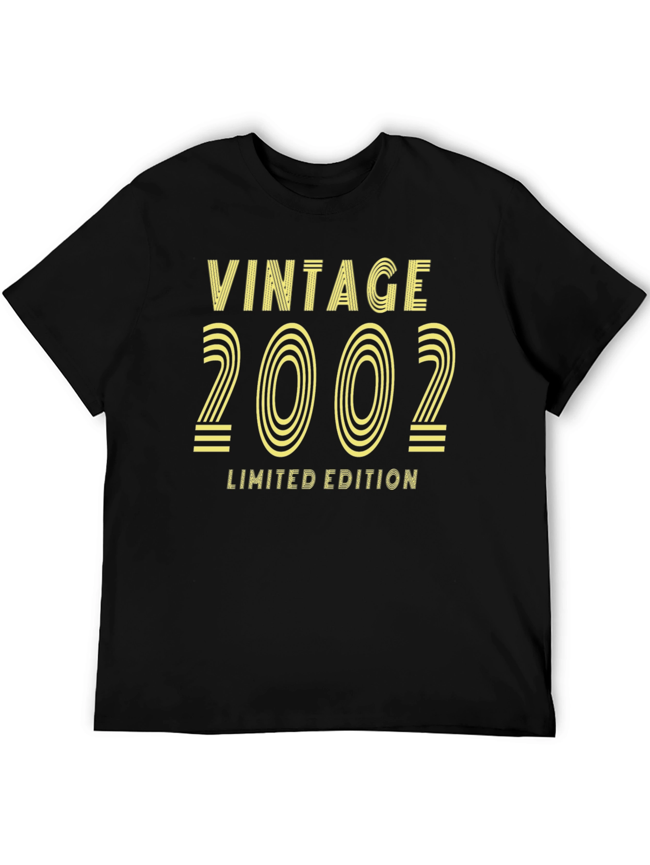 Black Vintage 2002 Limited Edition Black T-Shirt view 5
