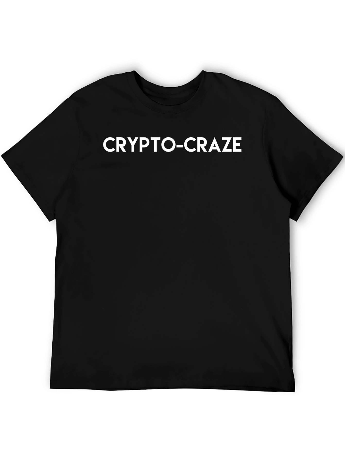 Black Crypto-Craze Black T-Shirt - Men's Graphic Tee view 5