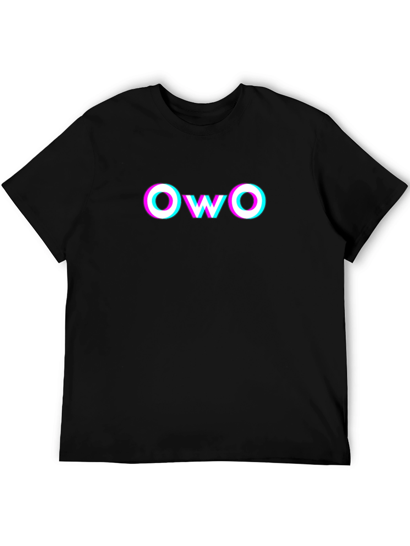OwO Glitch Graphic T-Shirt - Soft Cotton Tee - 5