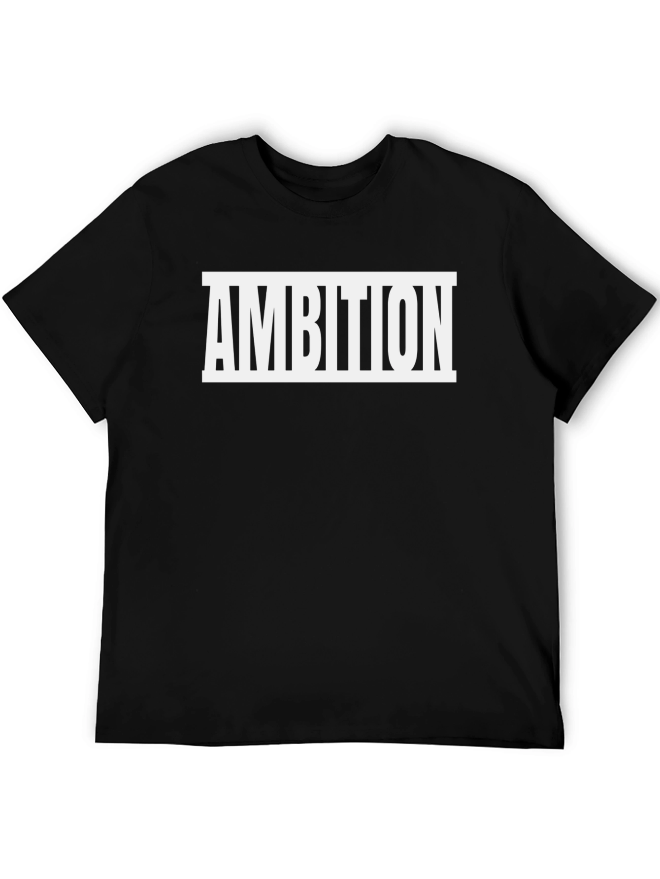 Black Ambition Graphic Tee - Black Cotton Blend view 5