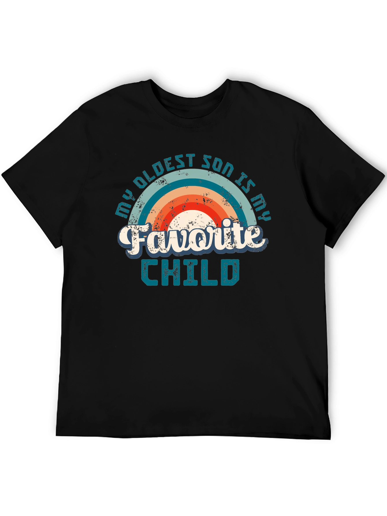 Black My Oldest Son is My Favorite Child T-Shirt view 5