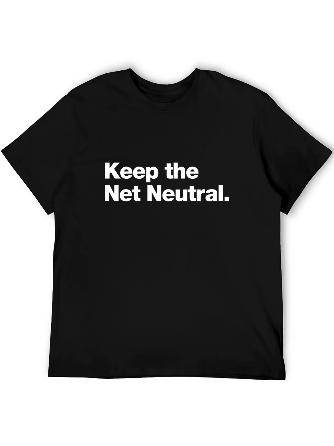 Black Keep the Net Neutral T-Shirt view 5