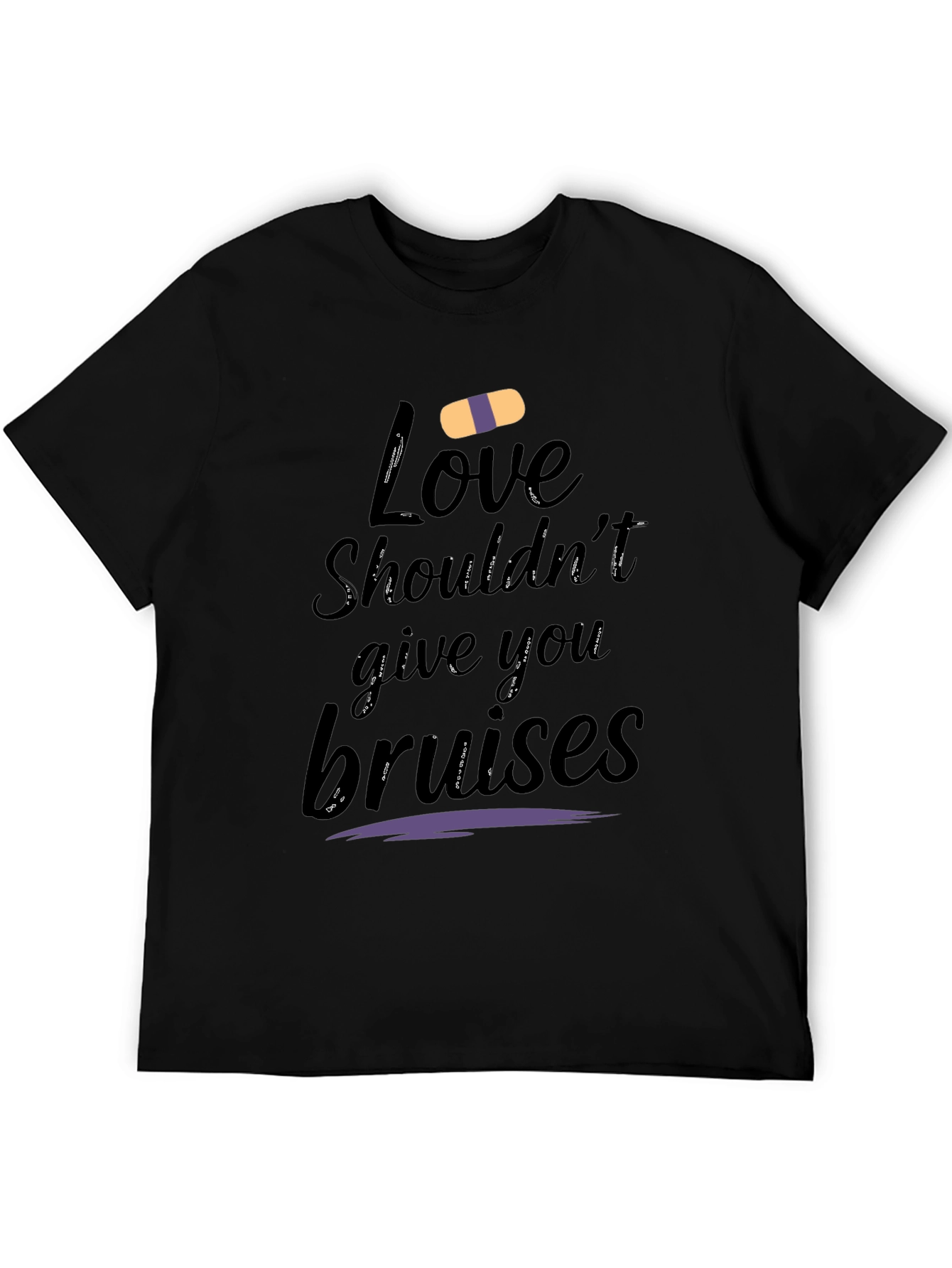 Black Love Shouldn't Bruise Graphic Tee view 5