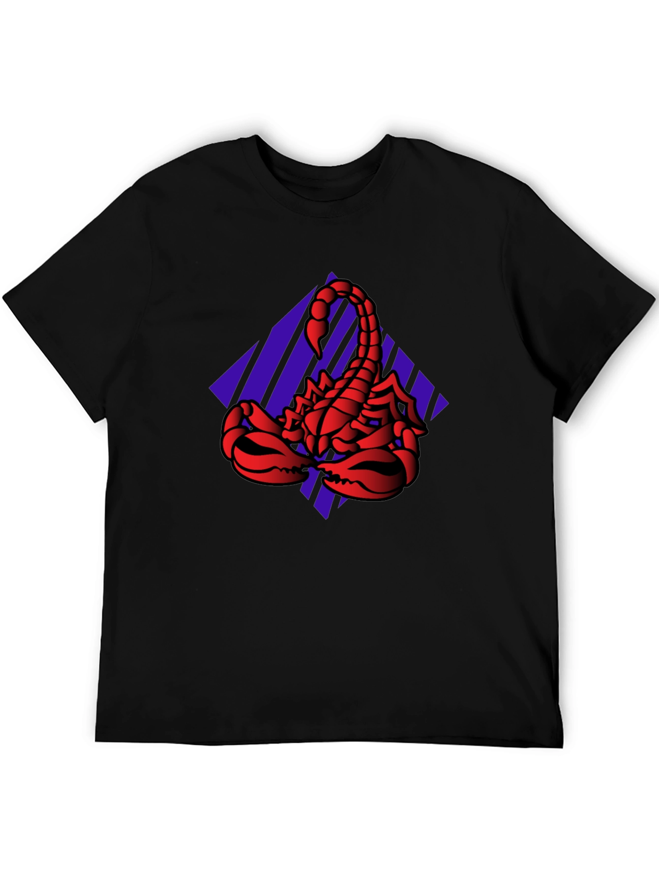Black Scorpion Graphic Tee - Bold Red Design view 5