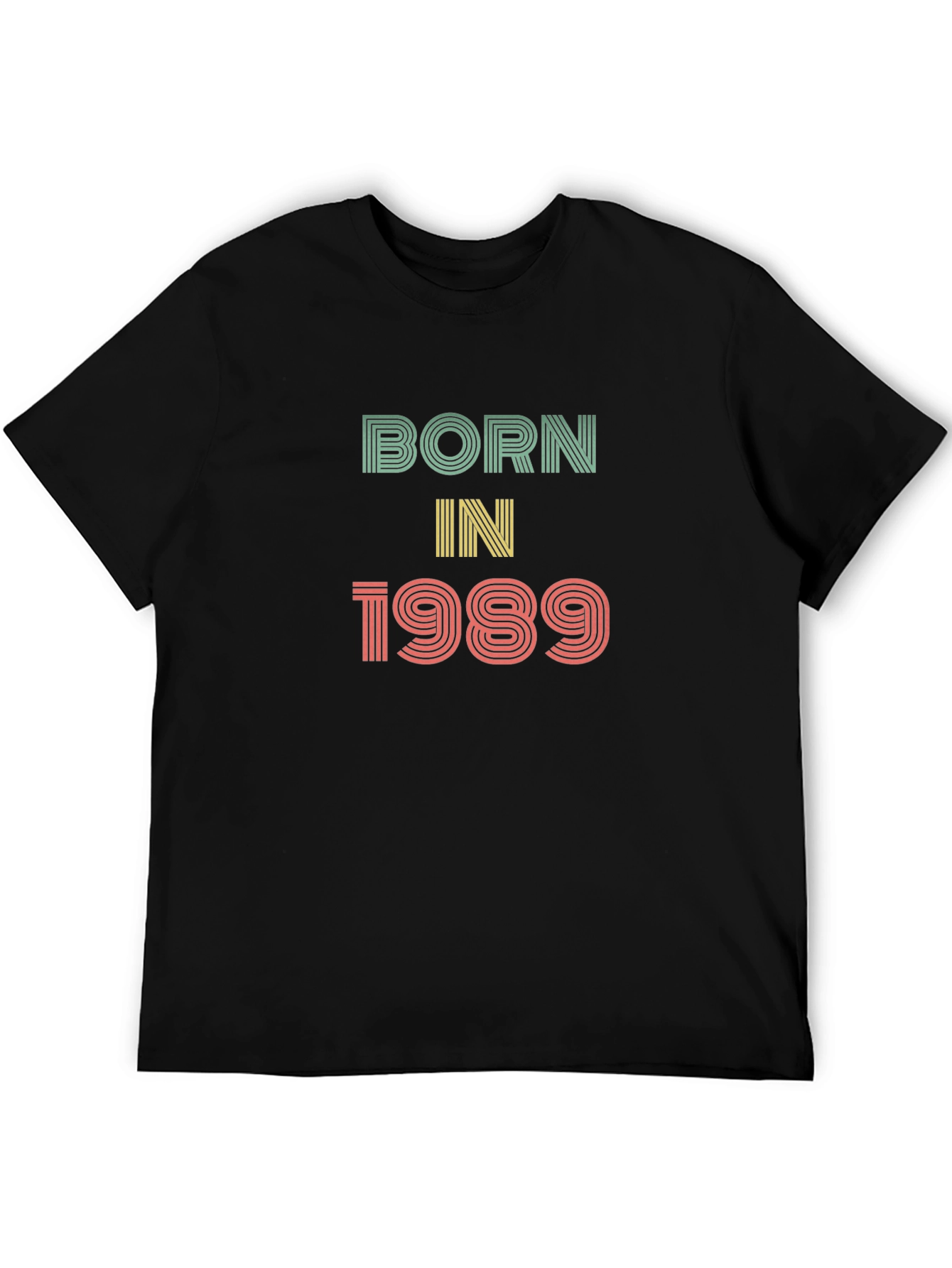 Black Born in 1989 Graphic Tee view 5