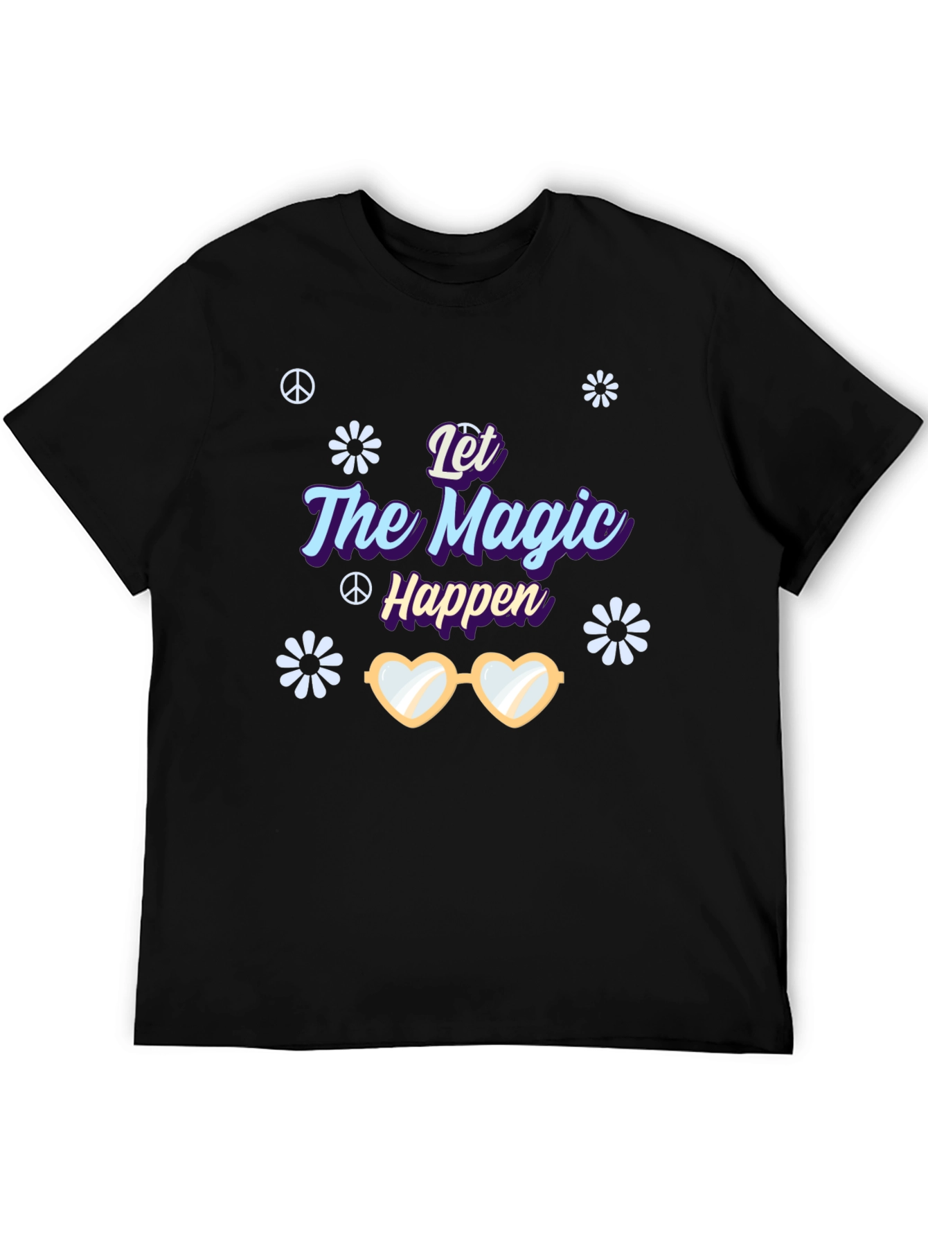 Black Let the Magic Happen T-Shirt view 5