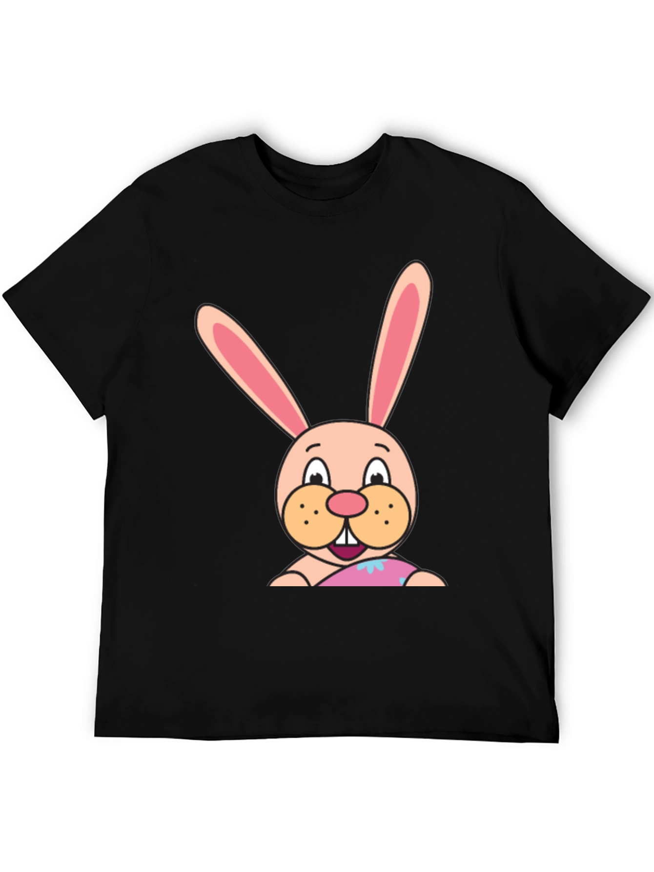 Black Bunny Graphic Tee - Soft Cotton Blend view 5