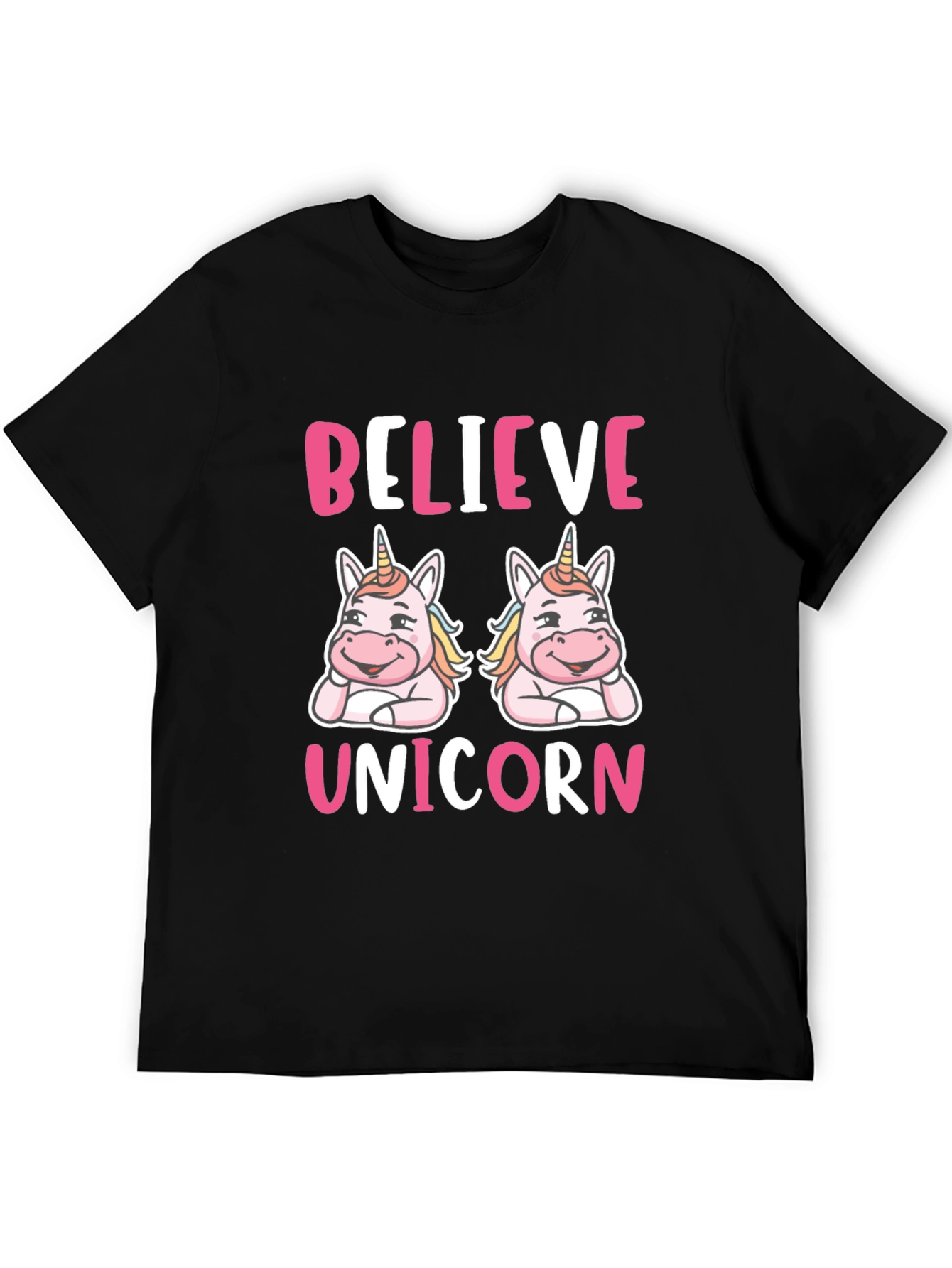 Black Believe Unicorn T-Shirt view 5