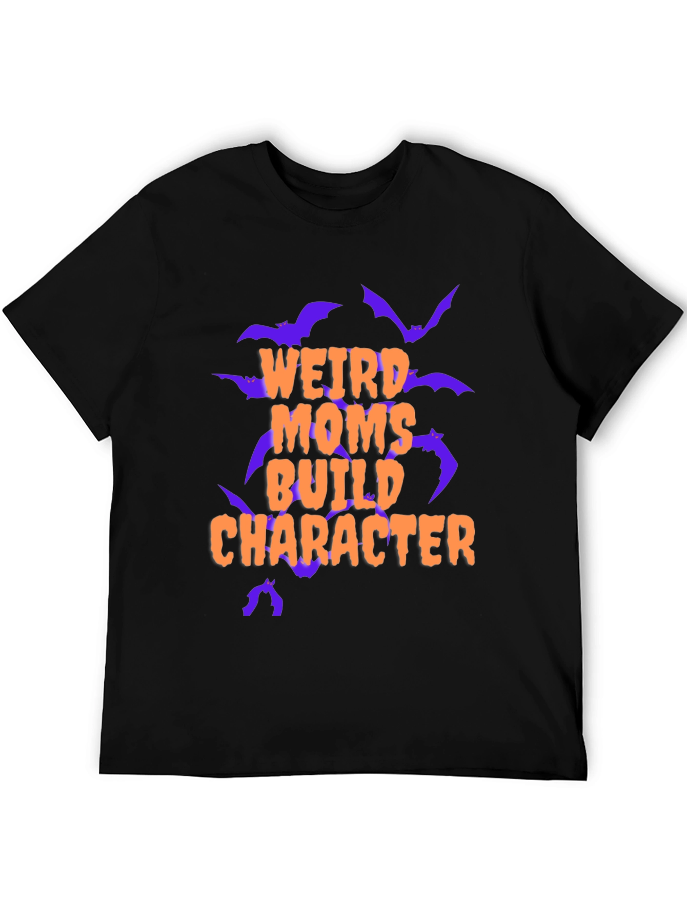 Black Weird Moms Build Character Graphic Tee view 5