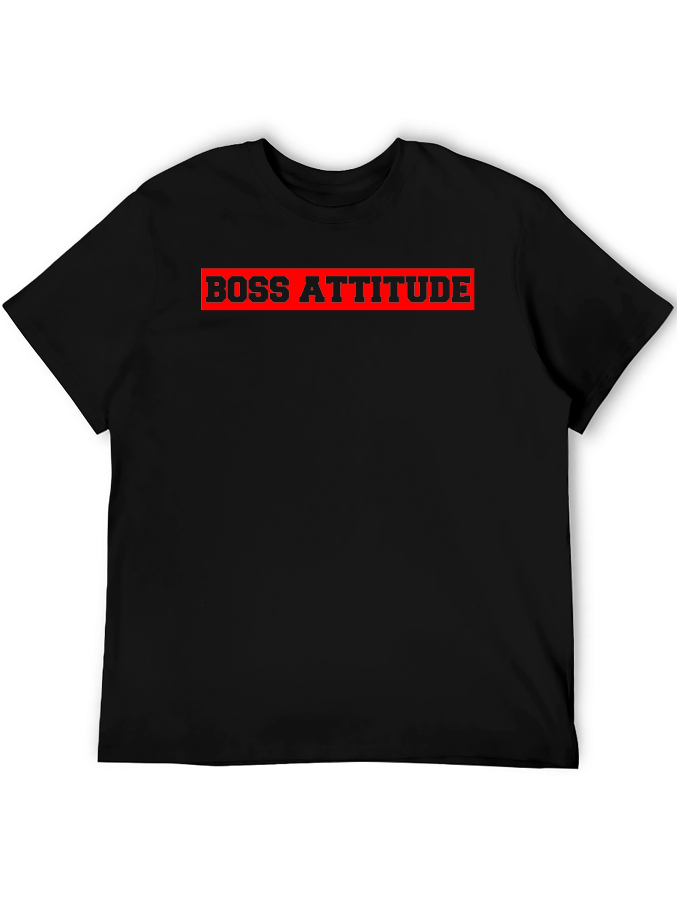 Black Boss Attitude Graphic T-Shirt view 5