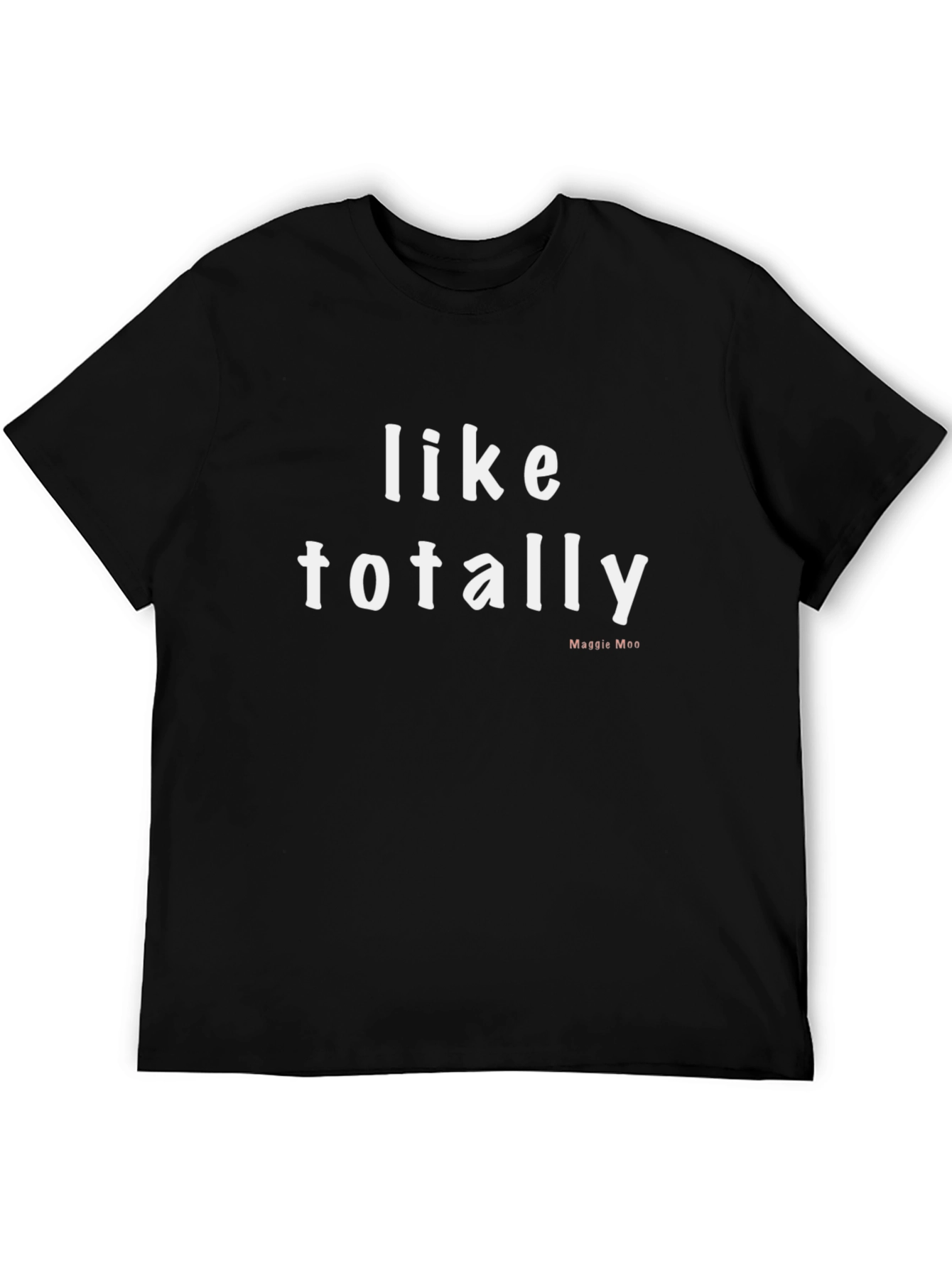 Black Like Totally Tee - Black Graphic T-Shirt view 5