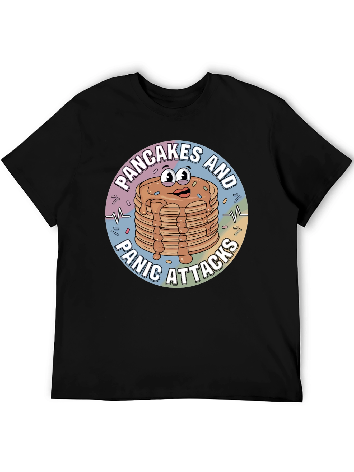 Pancakes and Panic Attacks Graphic T-Shirt - 5