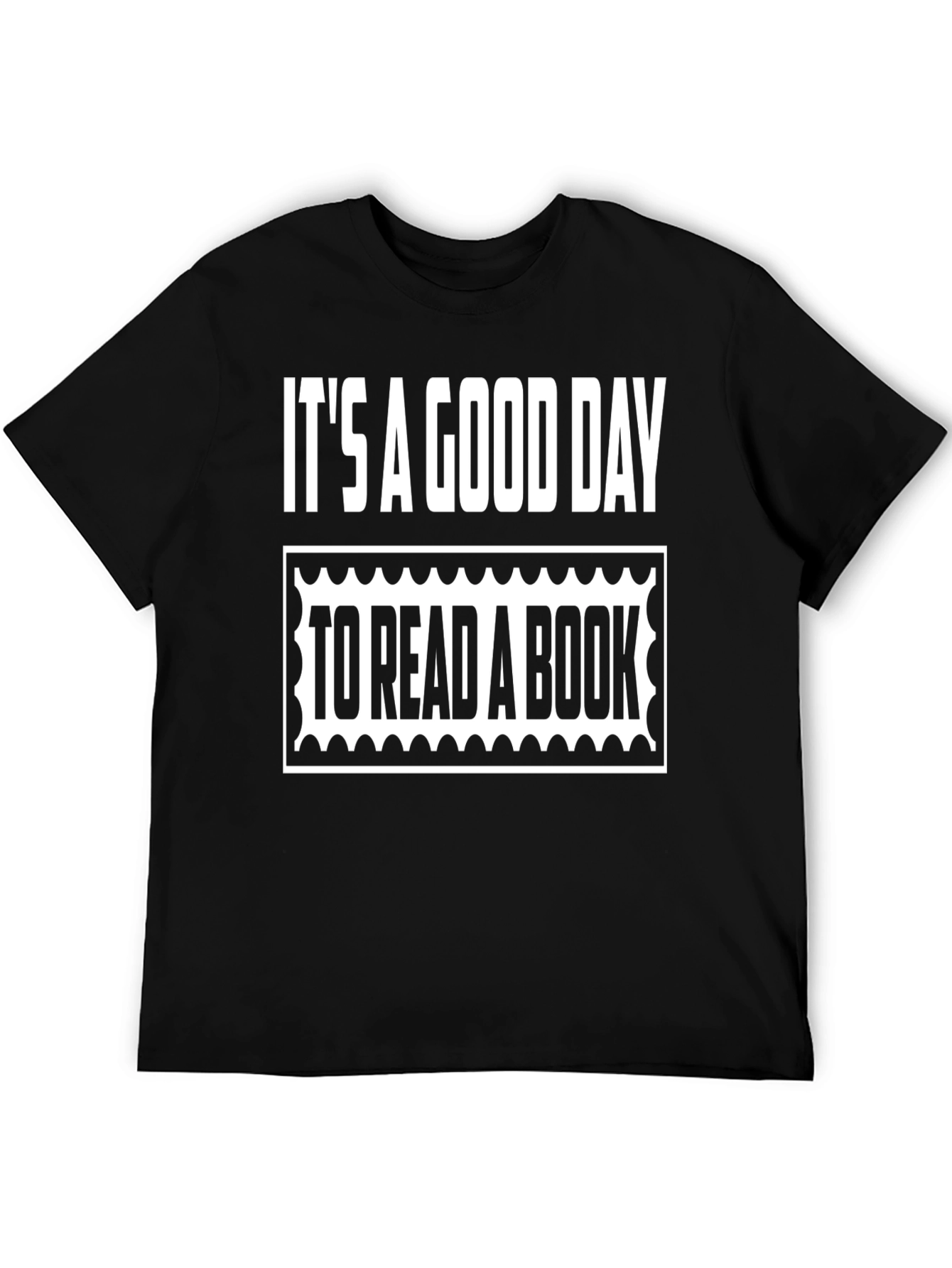 Black It's A Good Day to Read a Book T-Shirt view 5
