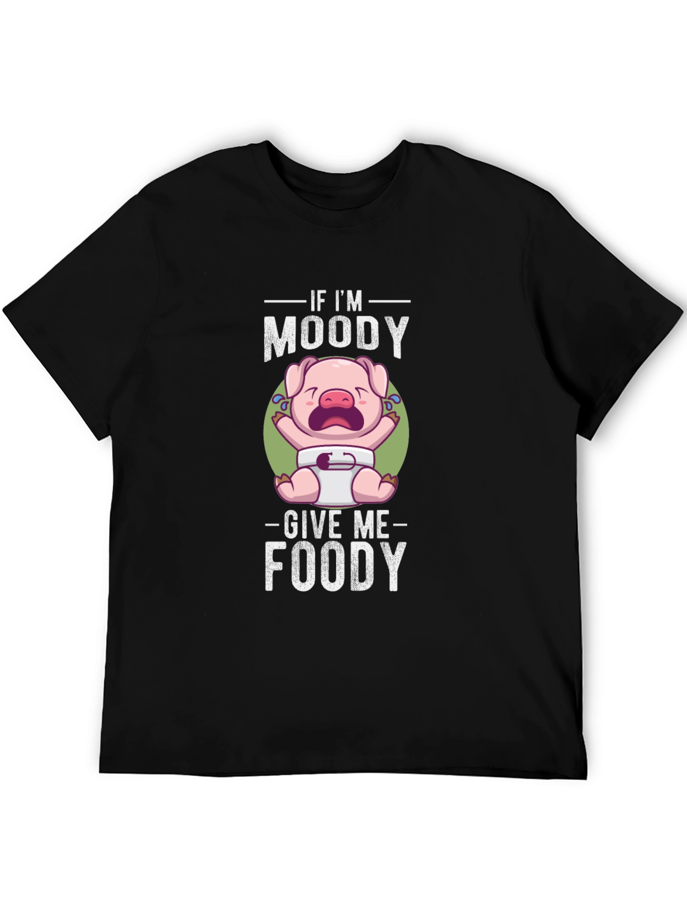 Black Moody Piggy T-Shirt view 5