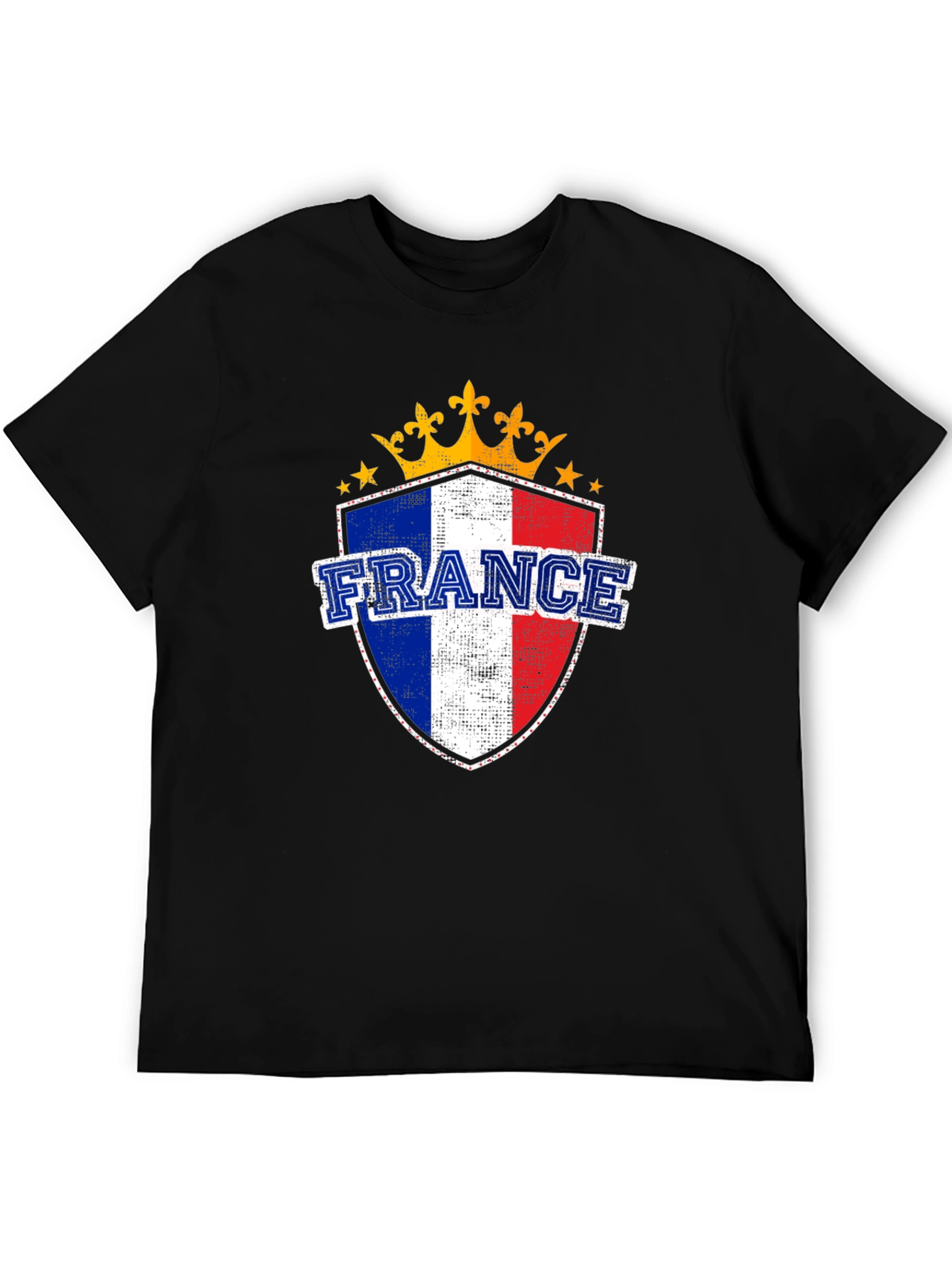 Black France Shield T-Shirt - French Pride Tee view 5