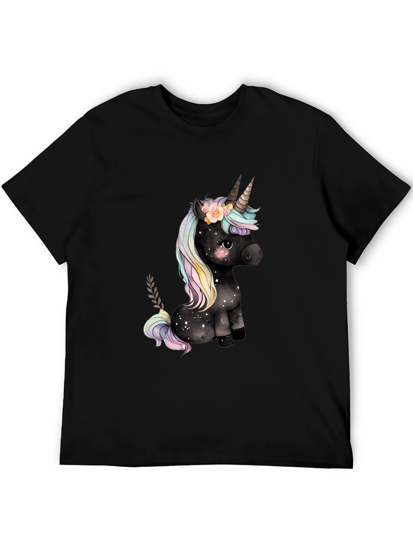 Black Unicorn Graphic Tee - Magical Style view 5
