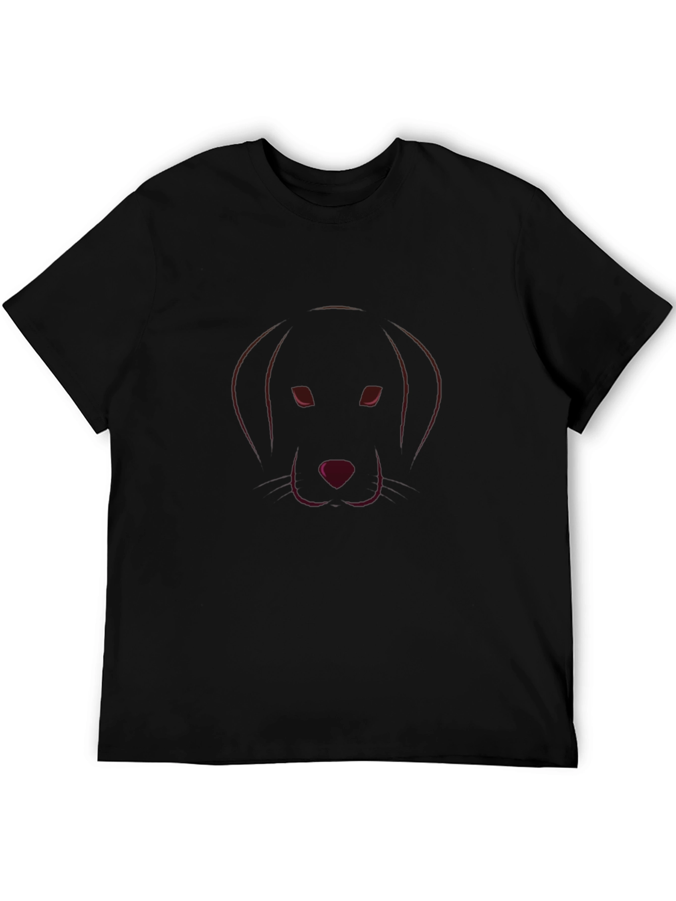 Black Dog Outline Tee - Black view 5