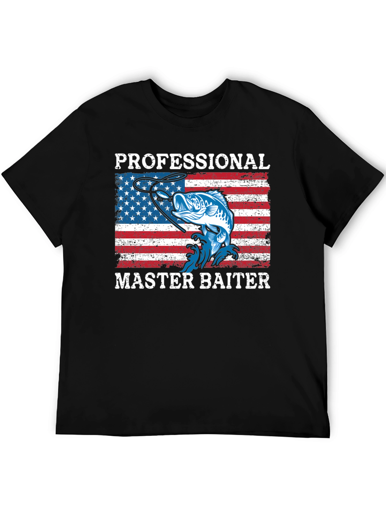 Black Professional Master Baiter Graphic Tee view 5