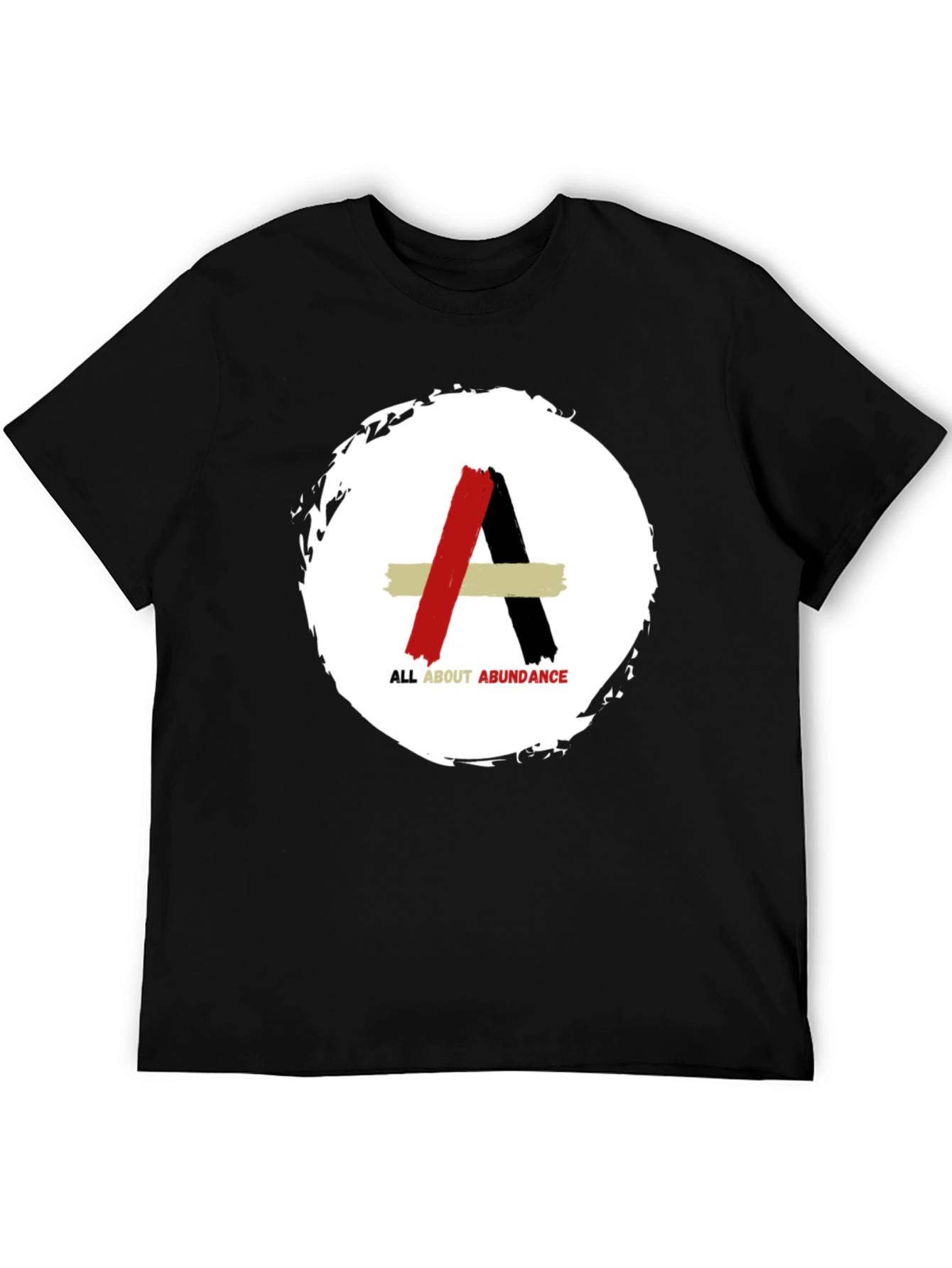 Black All About Abundance Graphic Tee - Black view 5