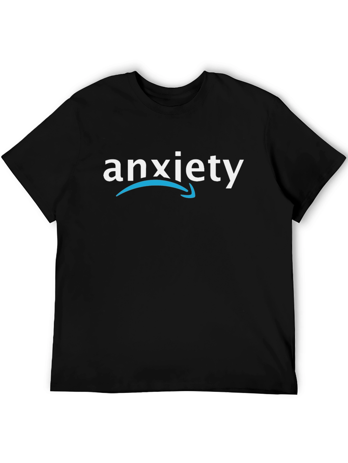 Black Anxiety T-Shirt - Amazon Parody Design view 5