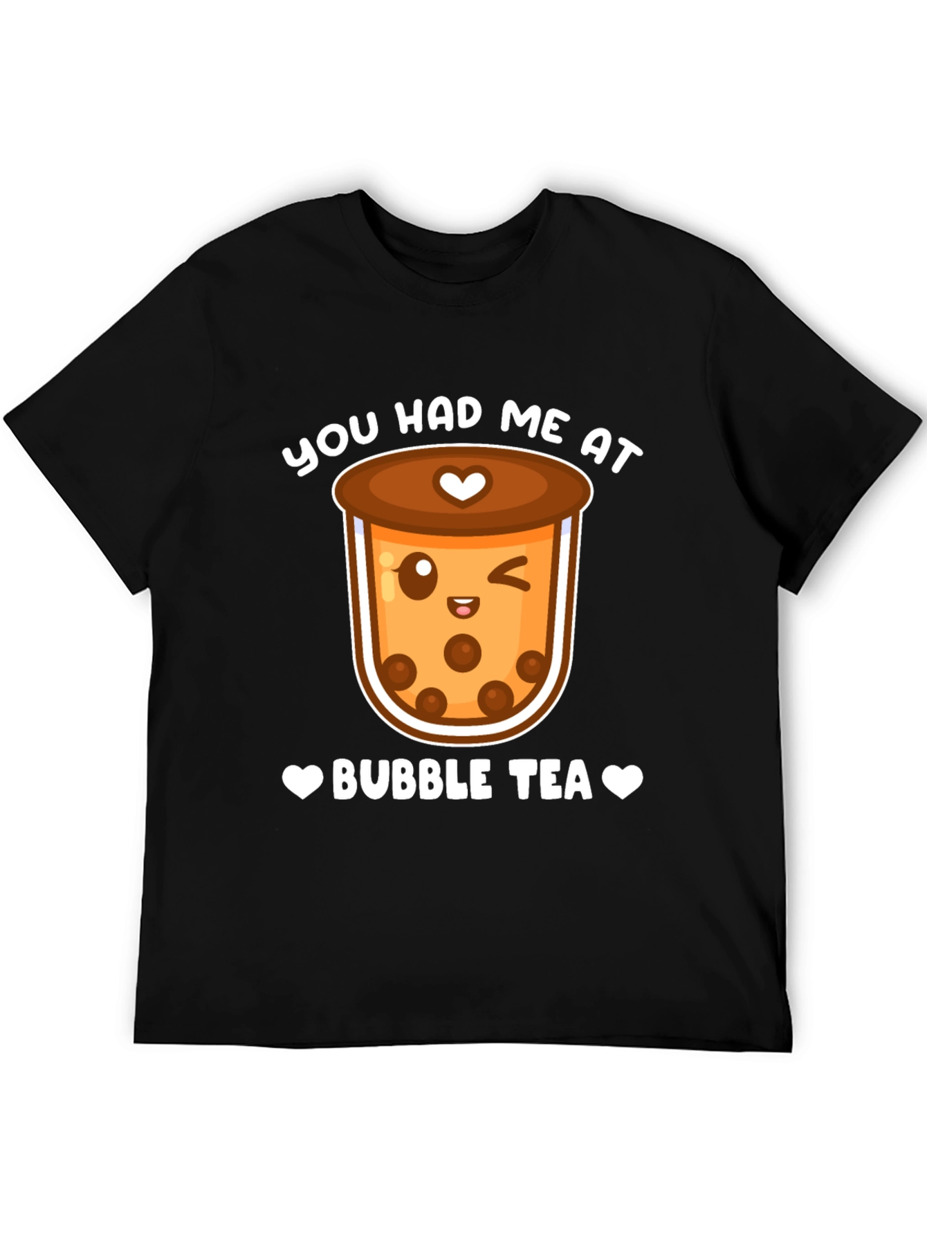 Black You Had Me At Bubble Tea Graphic T-Shirt view 5