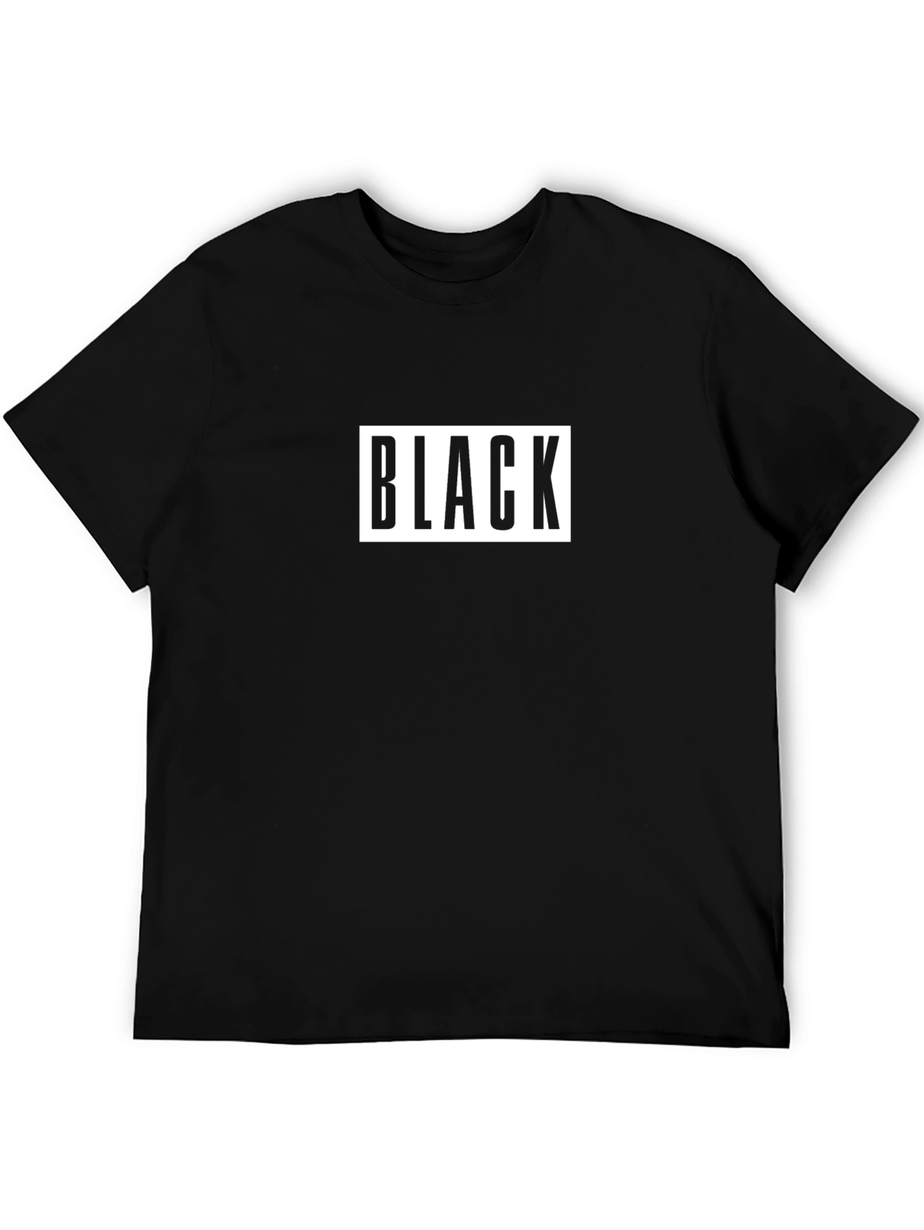 Black Black Graphic T-Shirt - Menswear view 5