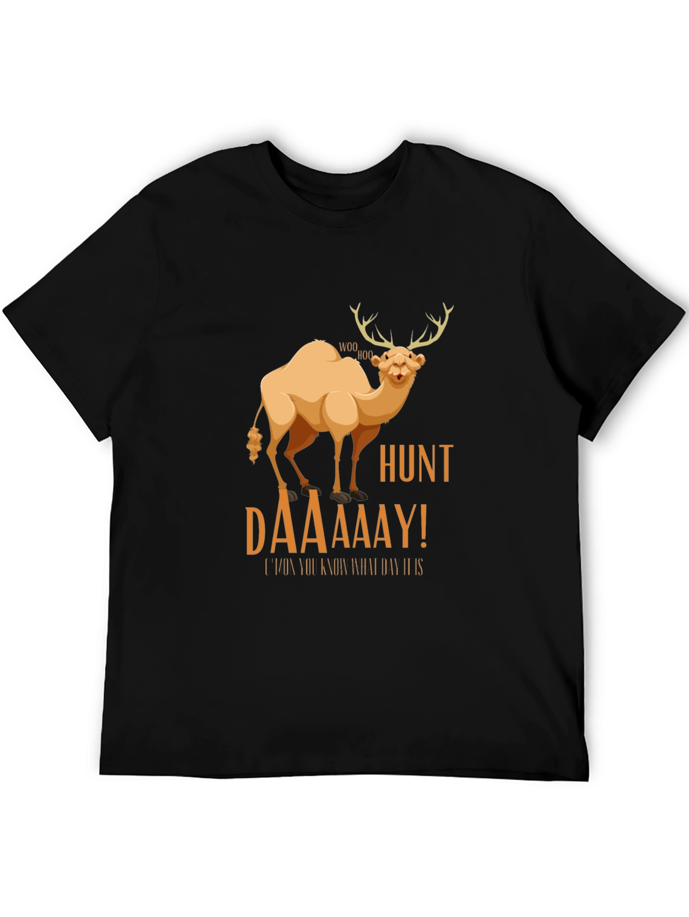 Black Camel Deer Hunt T-Shirt: It's Hunt Daaay! view 5