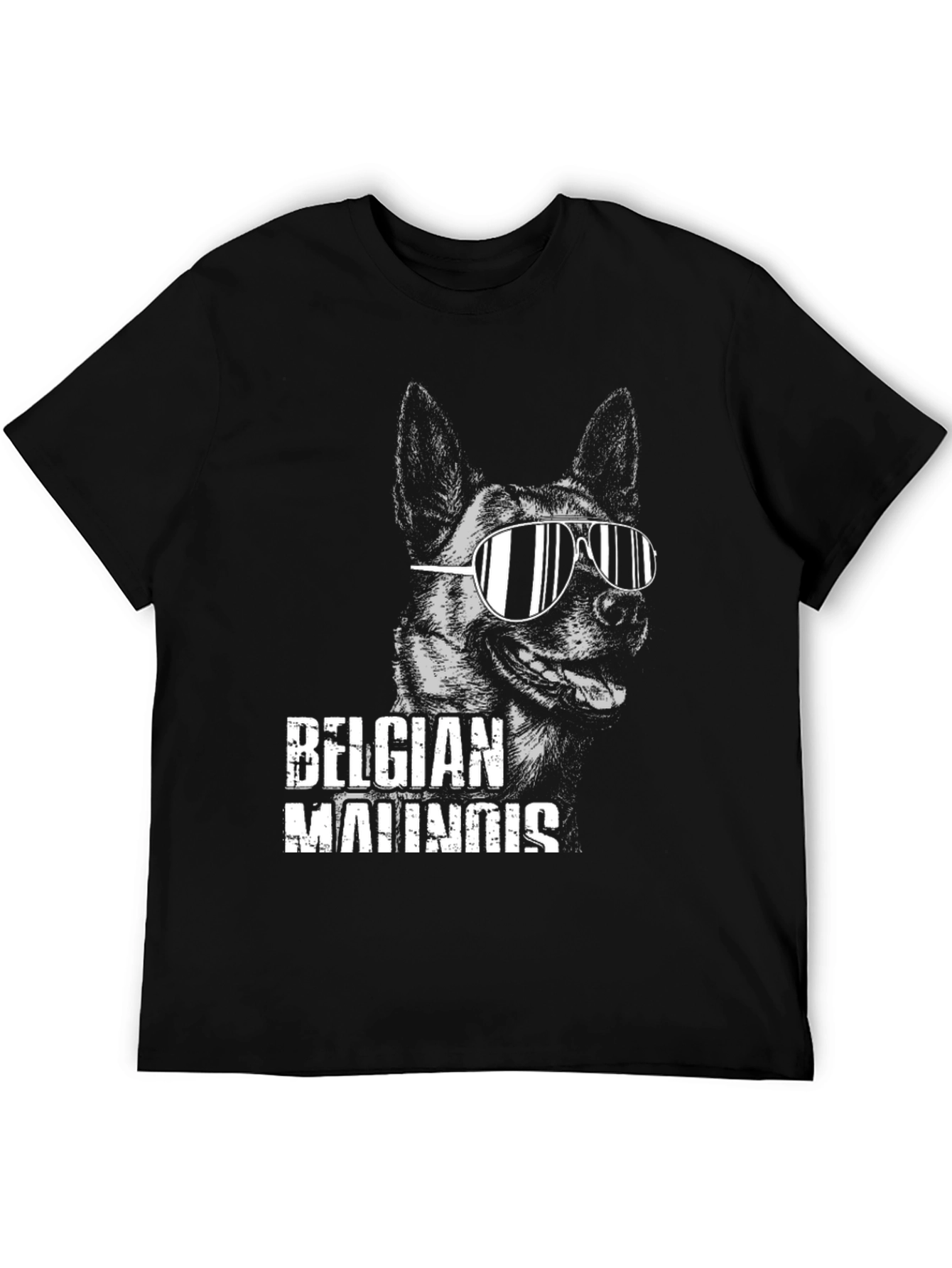 Cool Belgian Malinois Dog Graphic T-Shirt - 5