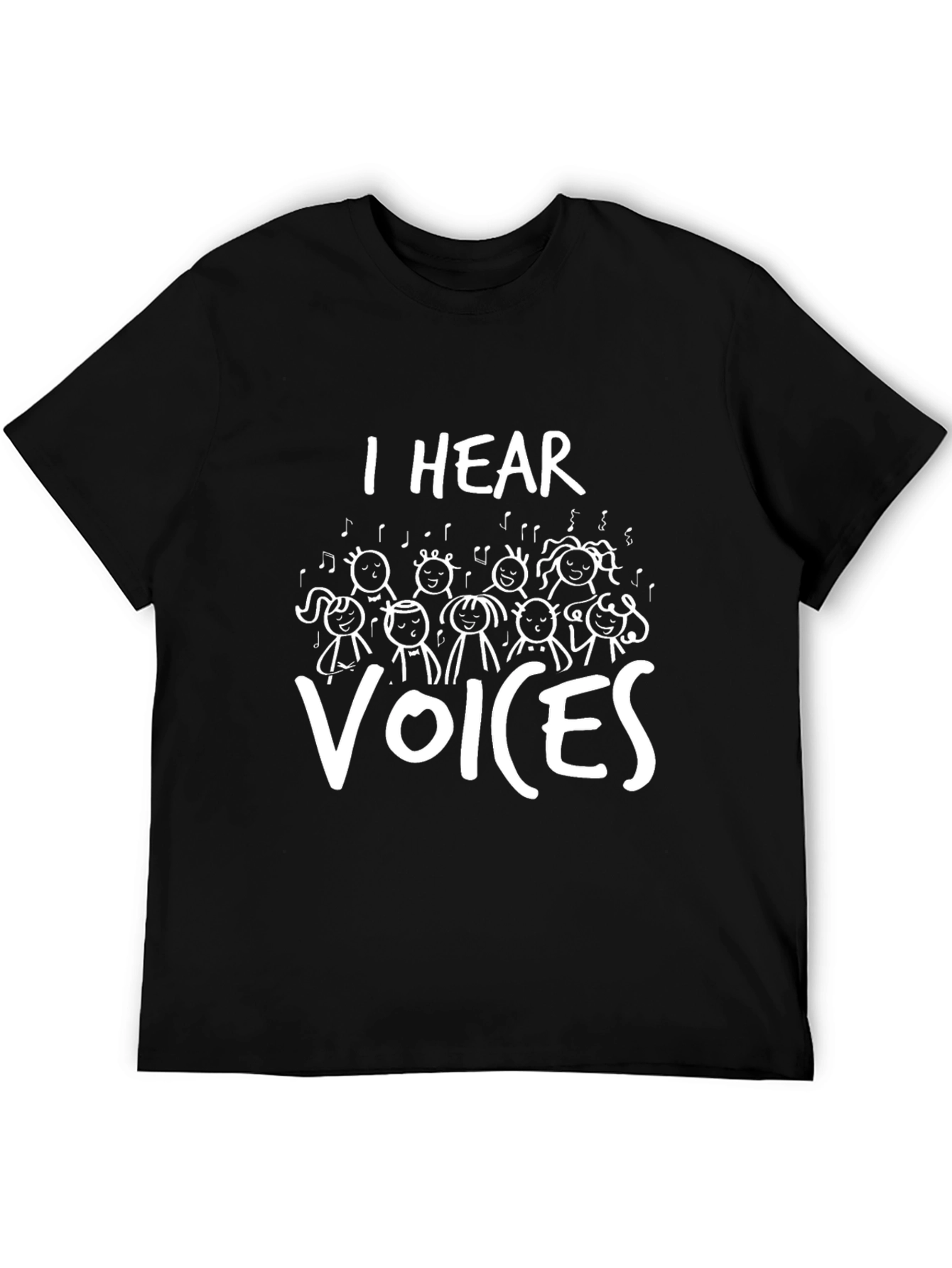 I Hear Voices T-Shirt Funny Musical Humor Tee - 5