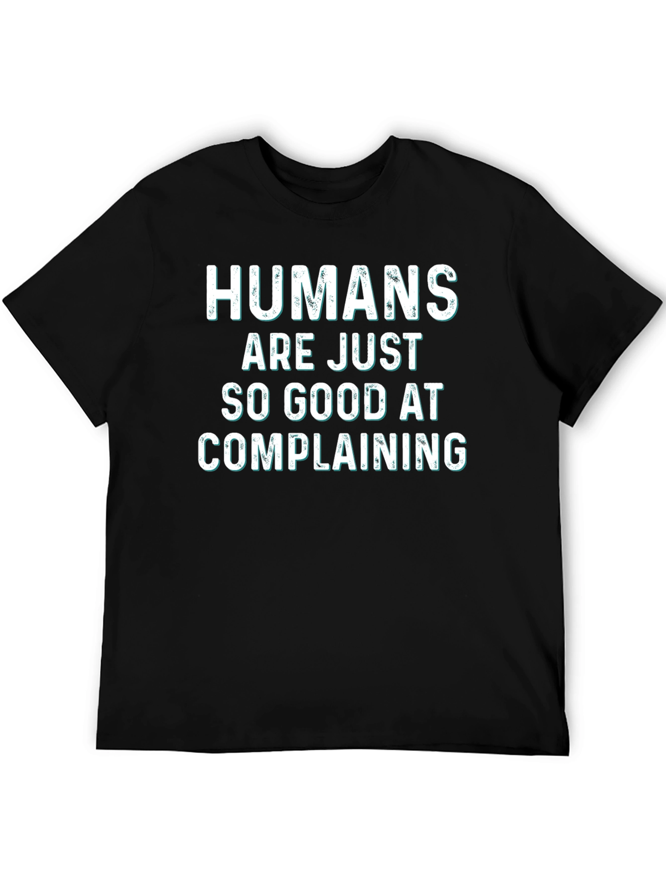Black Humans Complain T-Shirt - Funny Sarcastic Tee view 5