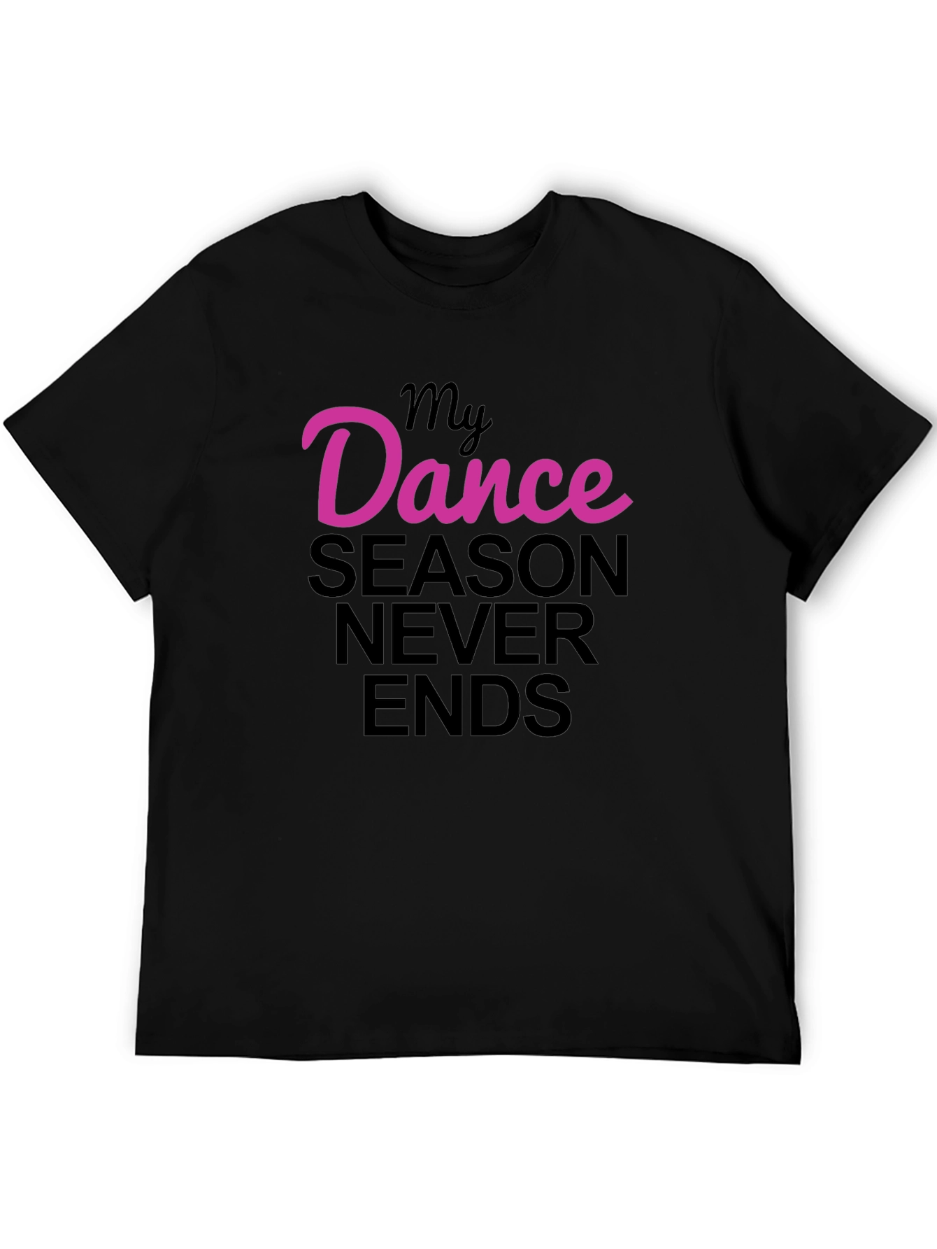 Black My Dance Season Never Ends Graphic Tee view 5