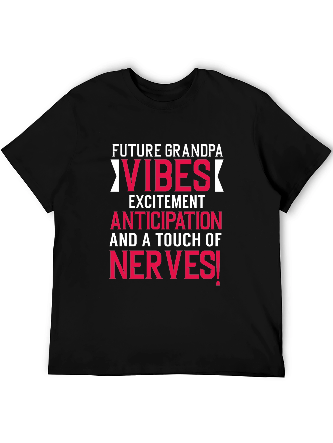 Black Future Grandpa Vibes Graphic T-Shirt view 5
