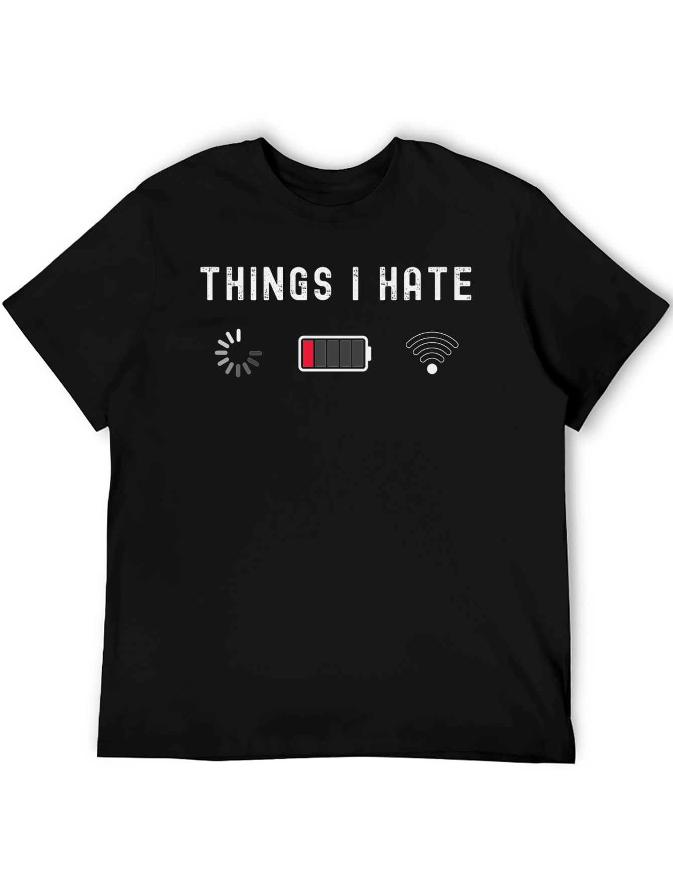 Black Things I Hate Funny Graphic Tee view 5