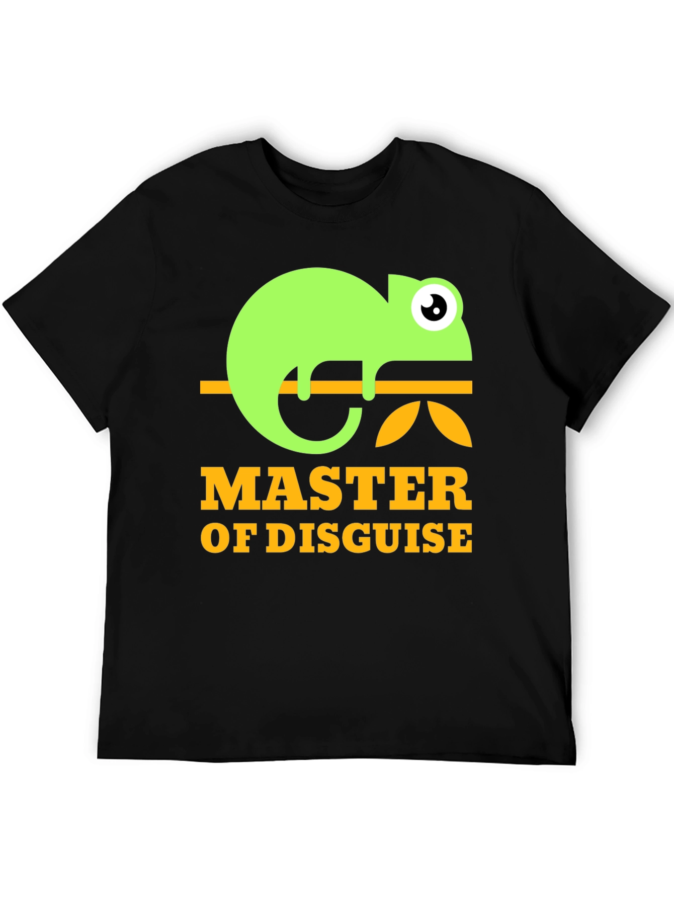 Black Master of Disguise Chameleon T-Shirt view 5