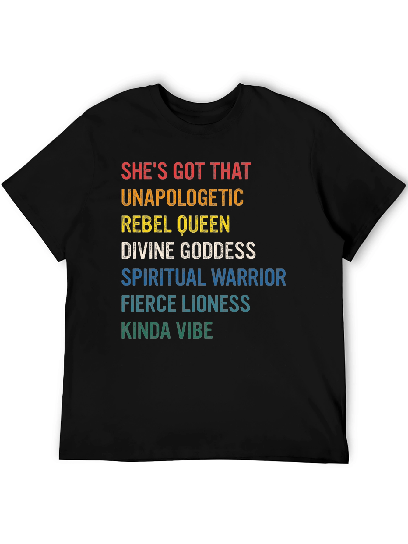 Black She's Got That Vibe Graphic Tee view 5