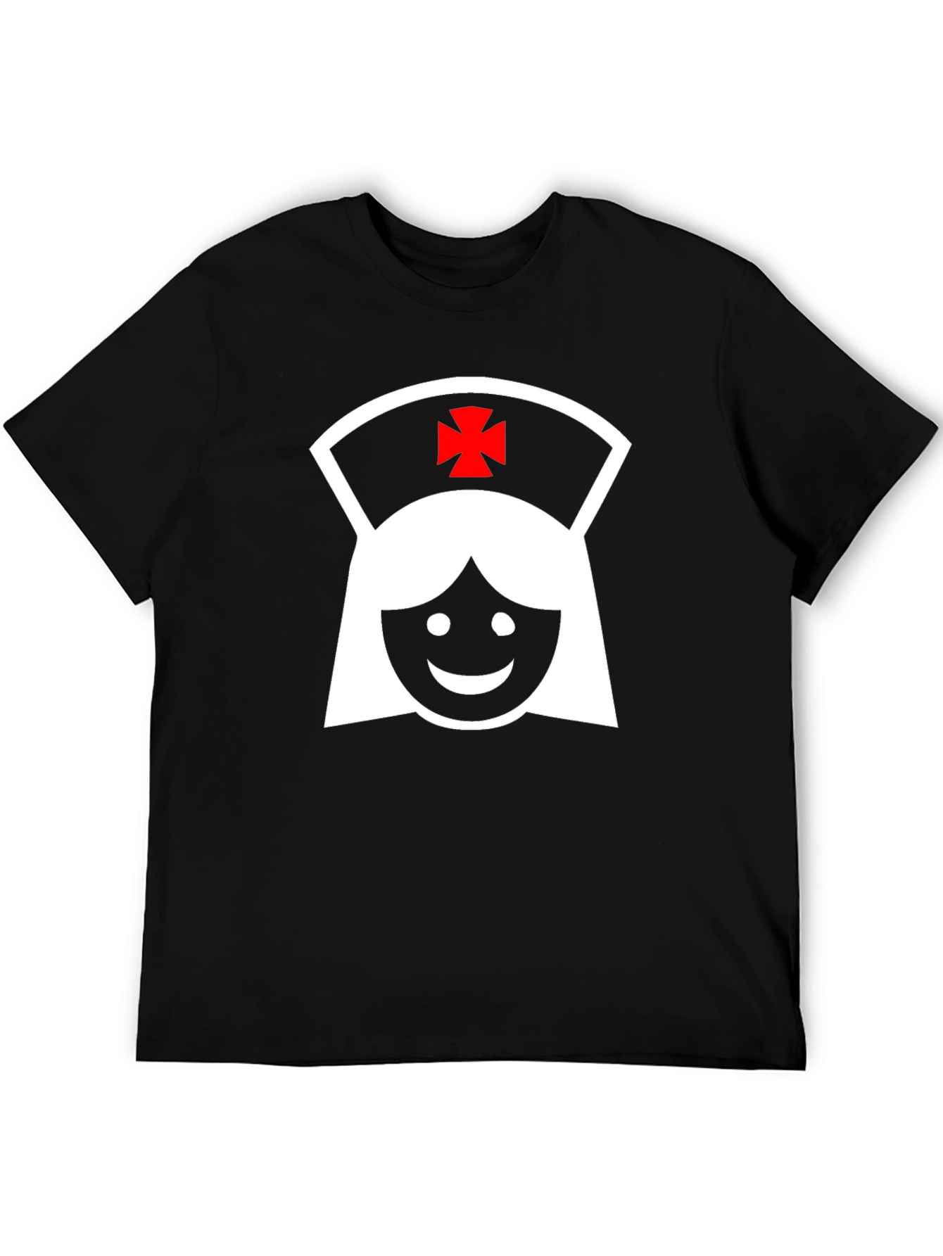 Black Nurse Graphic T-Shirt - Novelty Gift Tee view 5