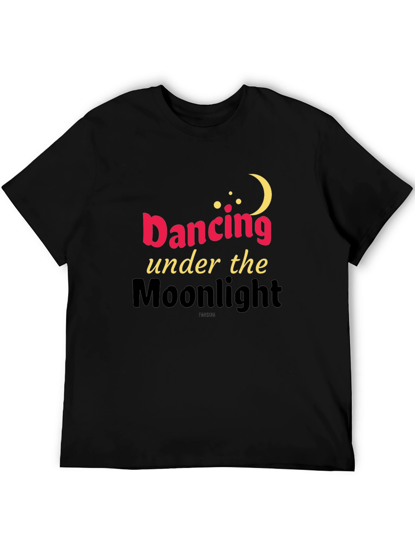 Dancing Under the Moonlight Black T-Shirt - 5
