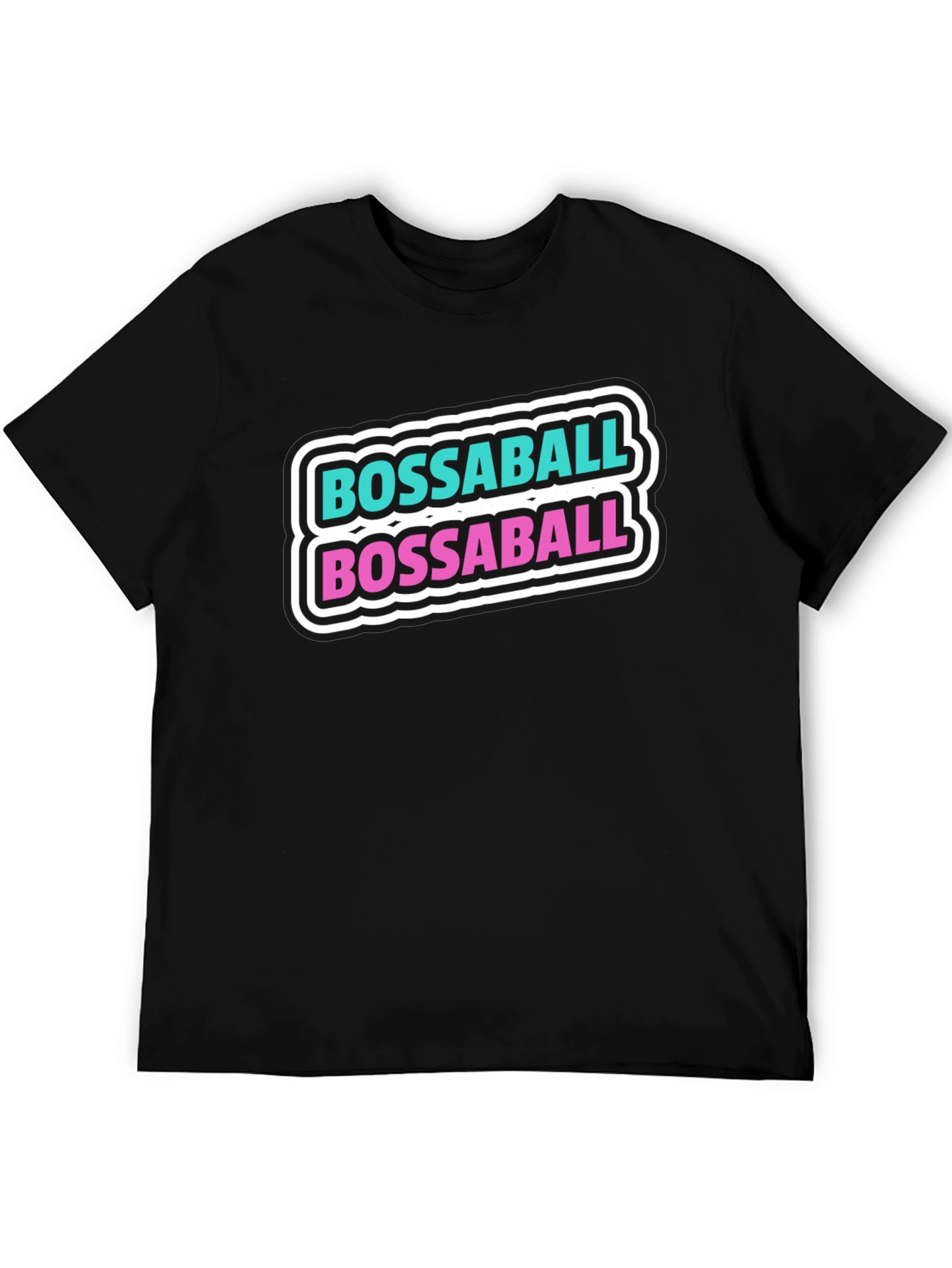 Black Bossaball Graphic T-Shirt - Black Casual Tee view 5
