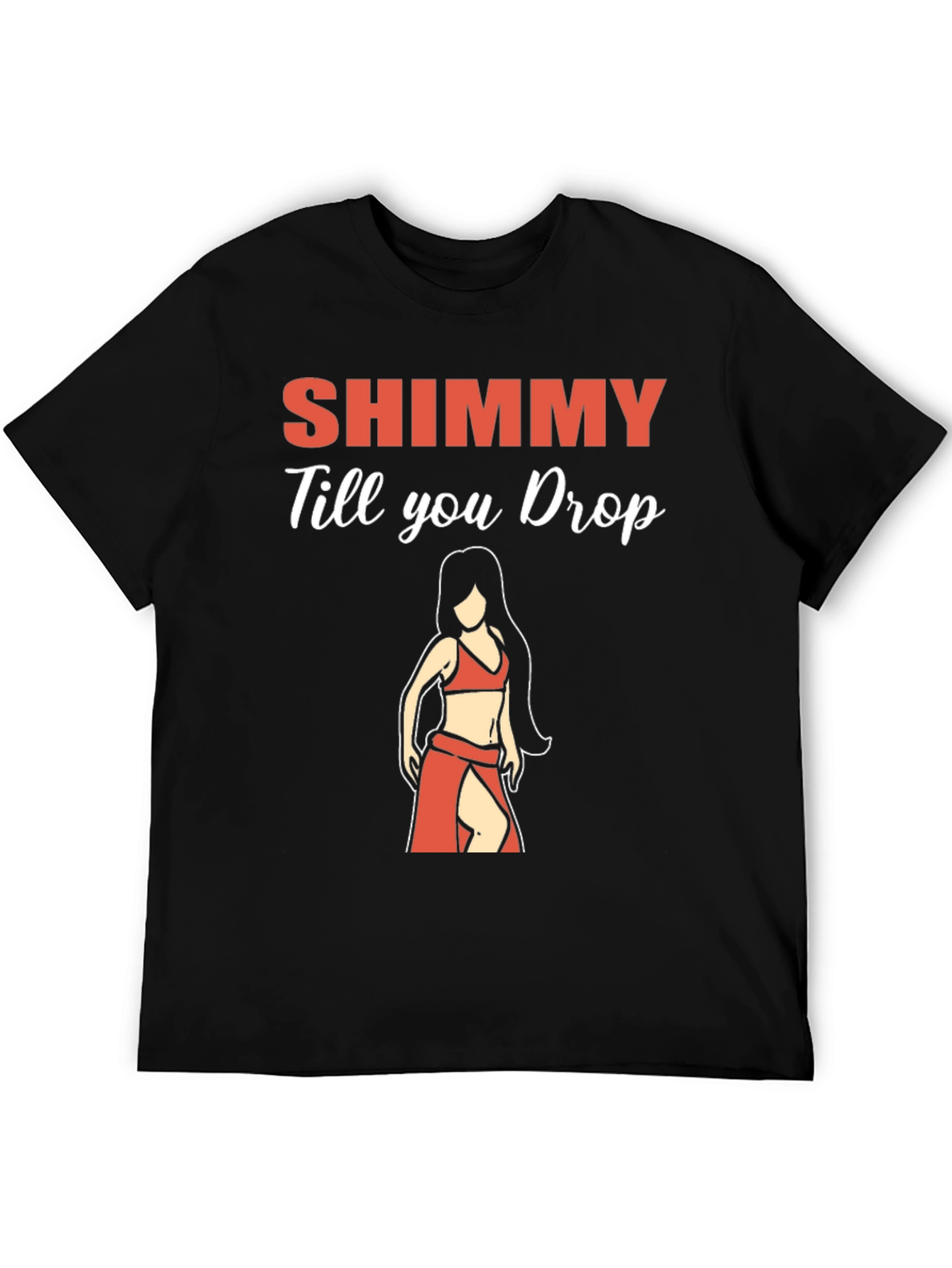 Black Shimmy Till You Drop T-Shirt - Dance Tee view 5
