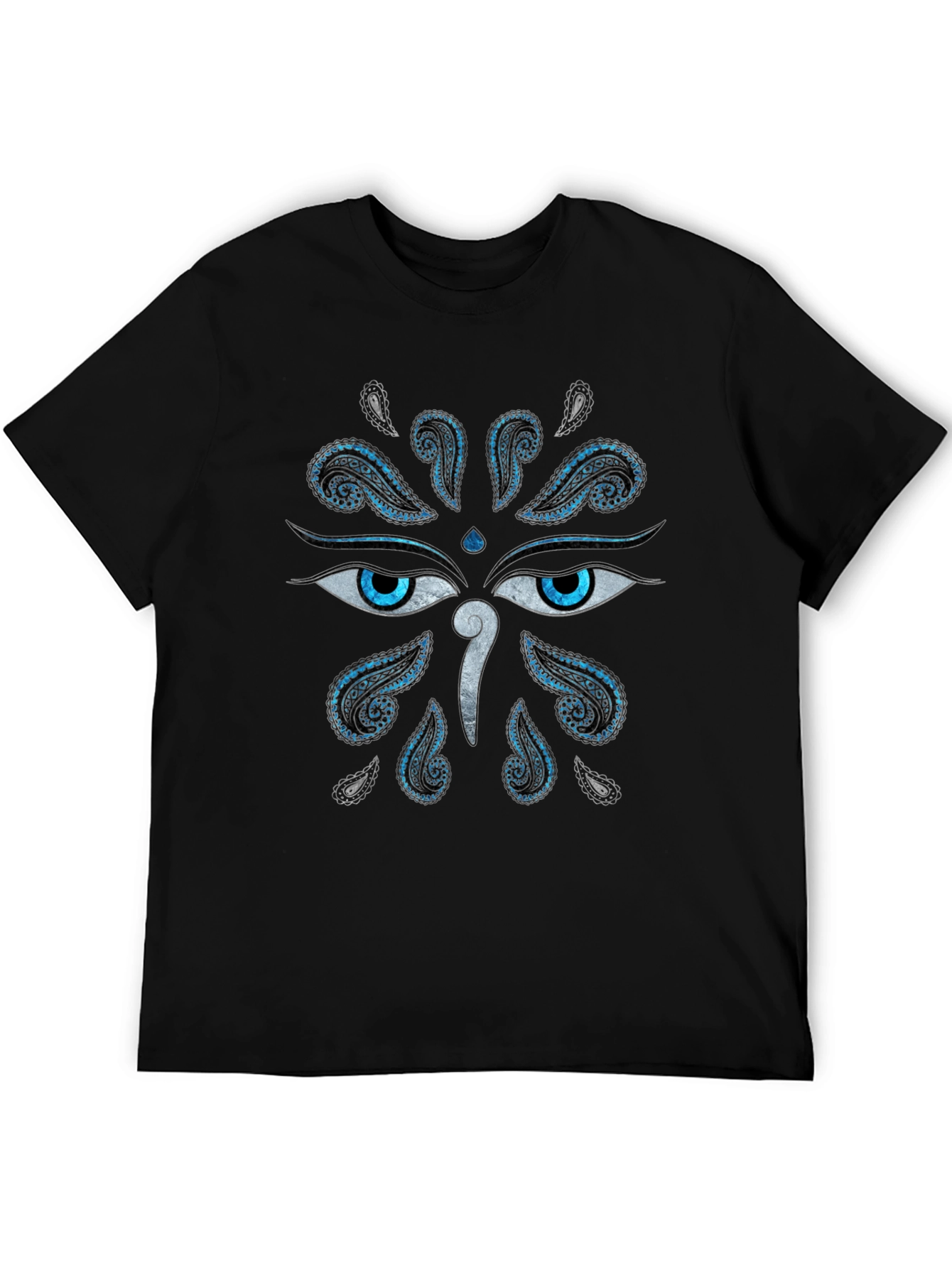 Third Eye Paisley Graphic Tee - Black - 5