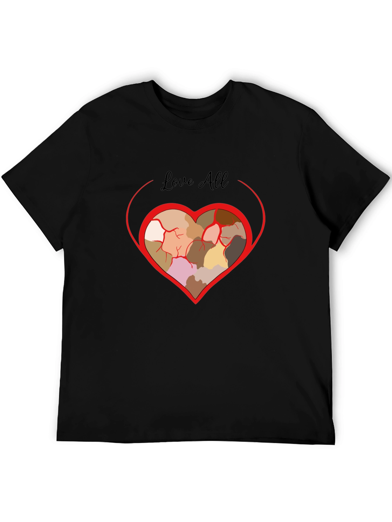 Black Love All Diversity T-Shirt view 5