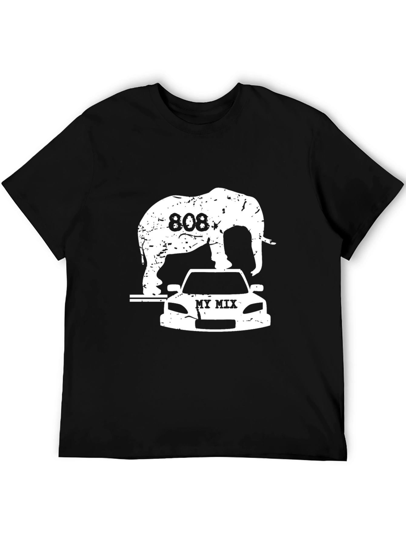Black 808 My Mix Graphic Tee - Black view 5