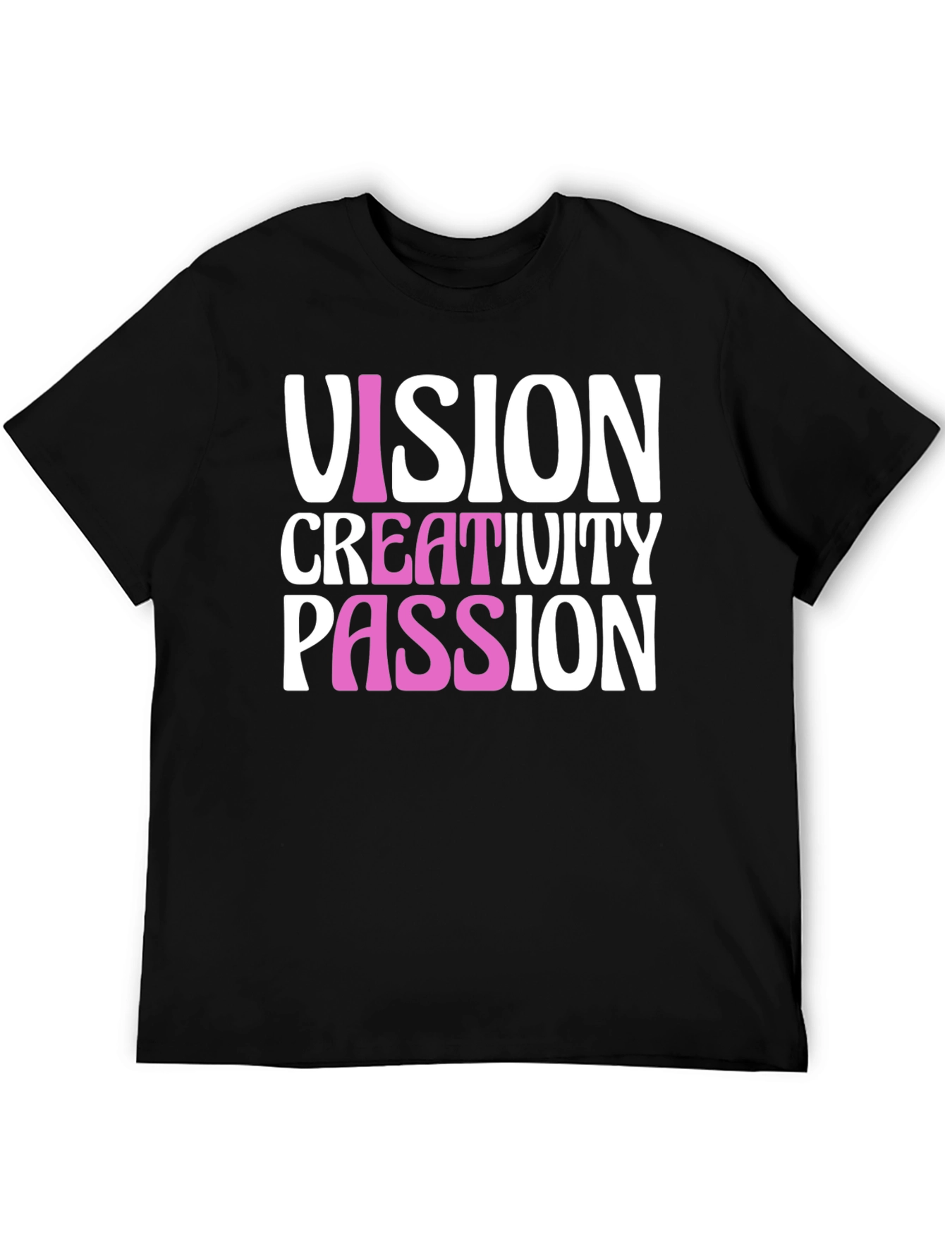 Black Vision Creativity Passion T-Shirt view 5