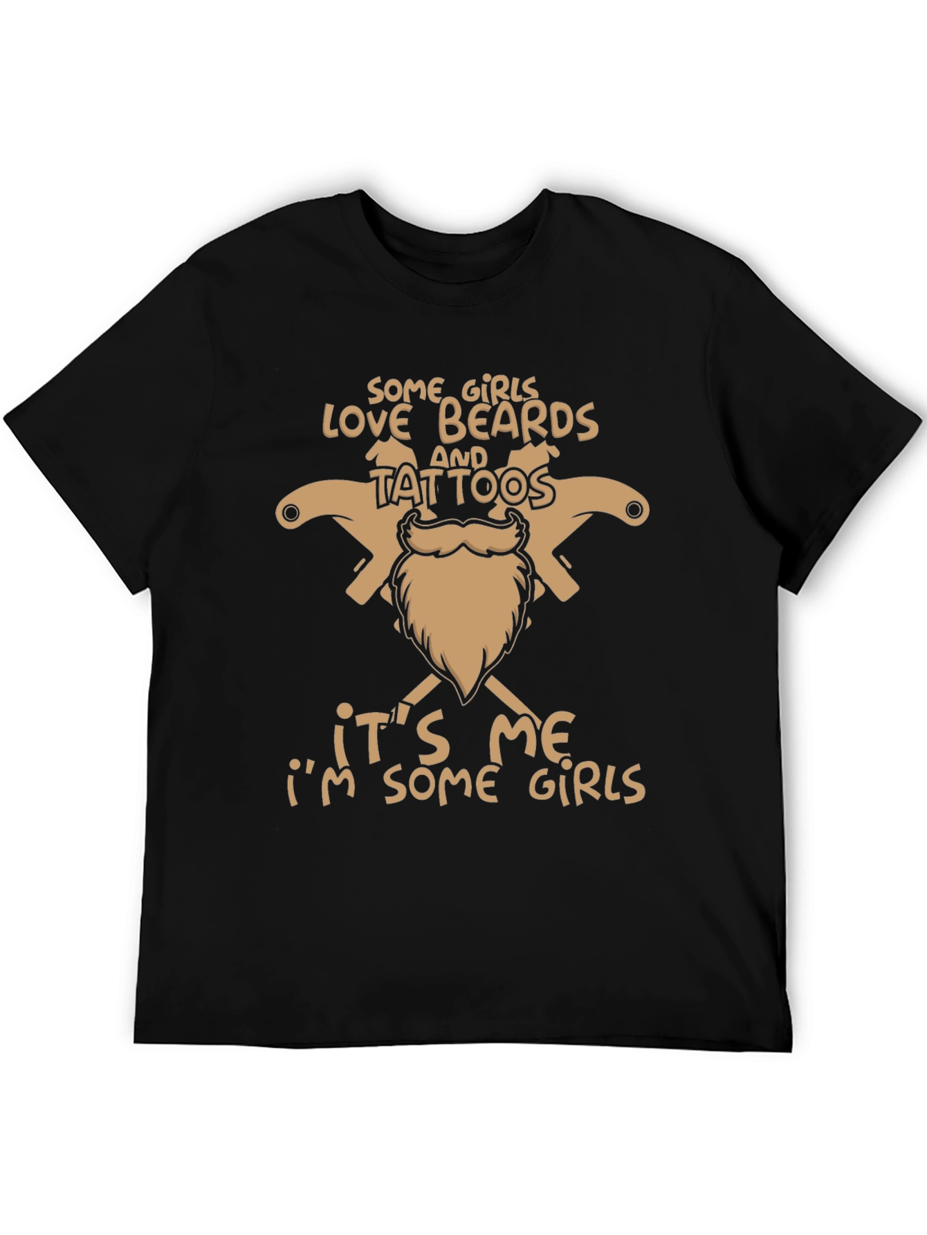 Black Beards & Tattoos Graphic Tee - Cool Casual Style view 5