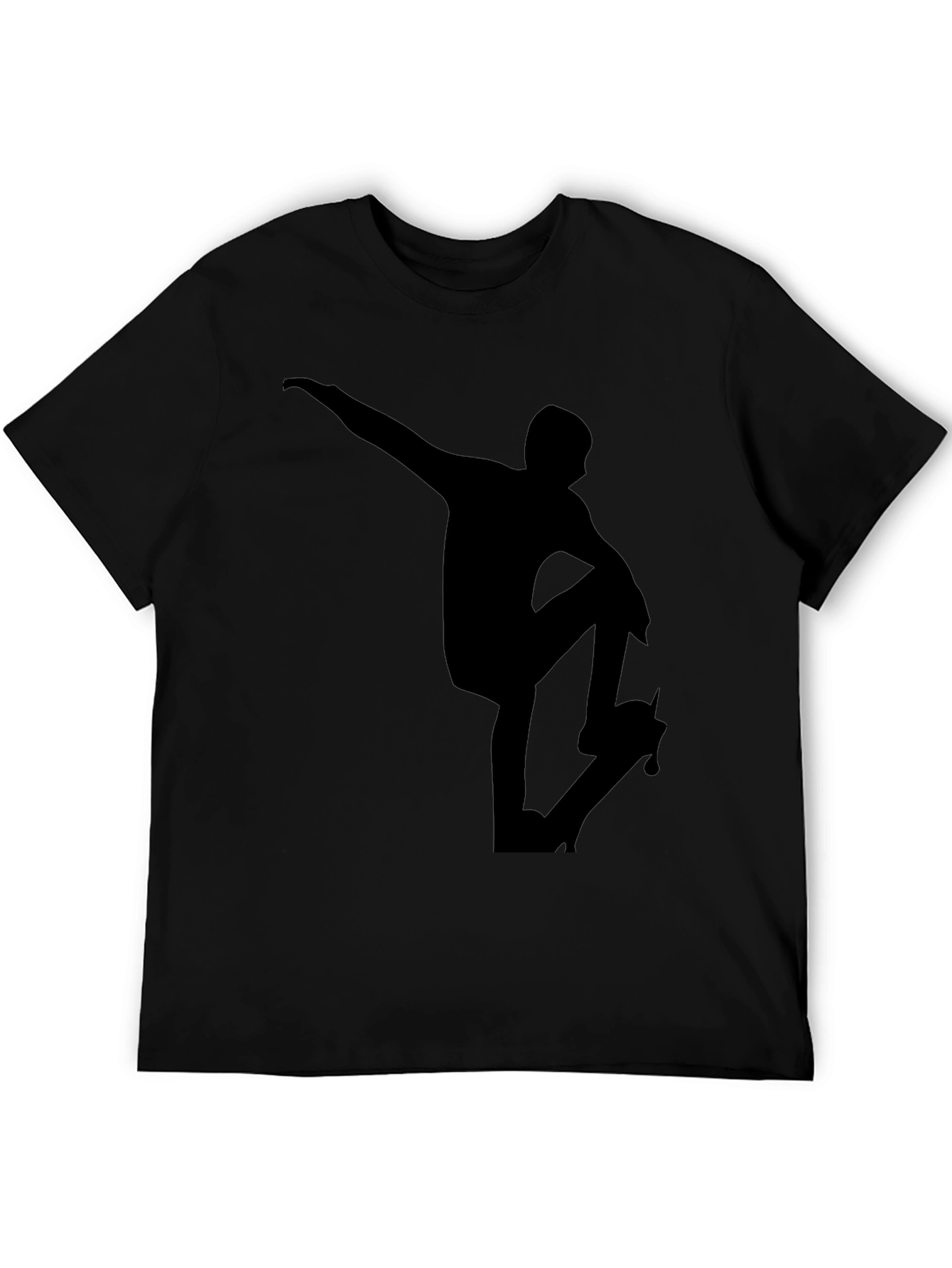 Black Skater Graphic Tee - Black T-Shirt view 5